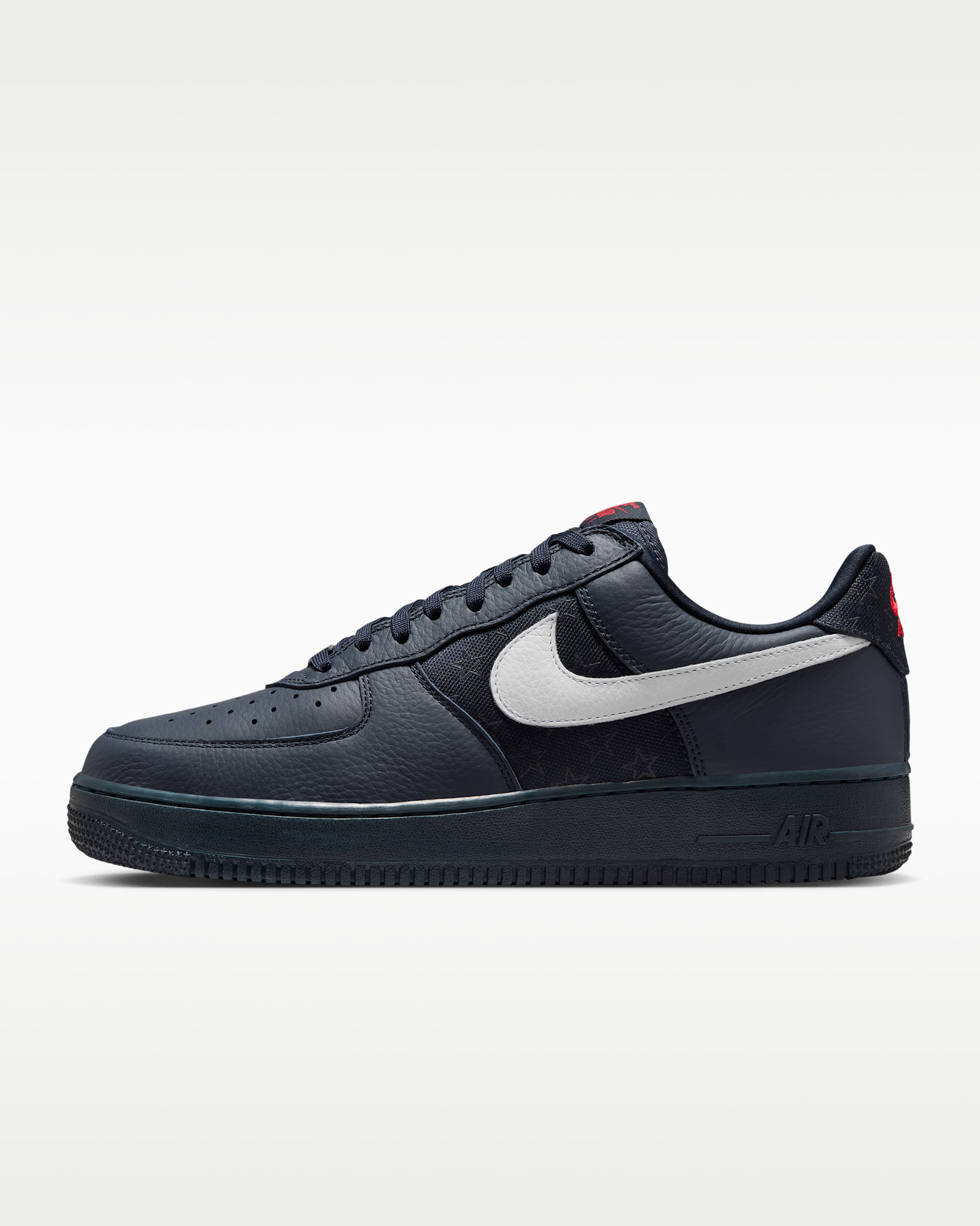 Nike Air Force 1 Low Retro Men's Shoes - Multi-Color/Obsidian/University Red/White