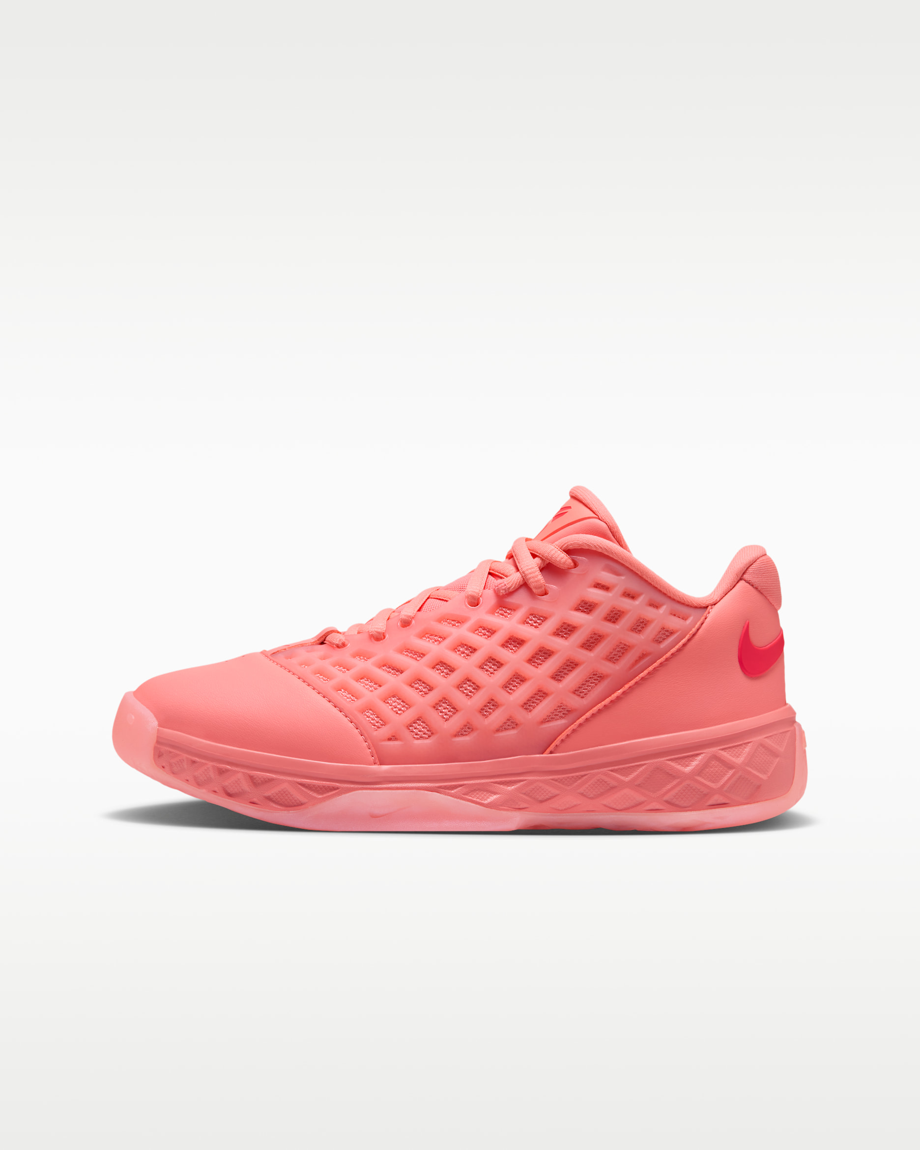 Kobe III Low Basketballschuh (ältere Kinder) - Atomic Pink/Bright Crimson
