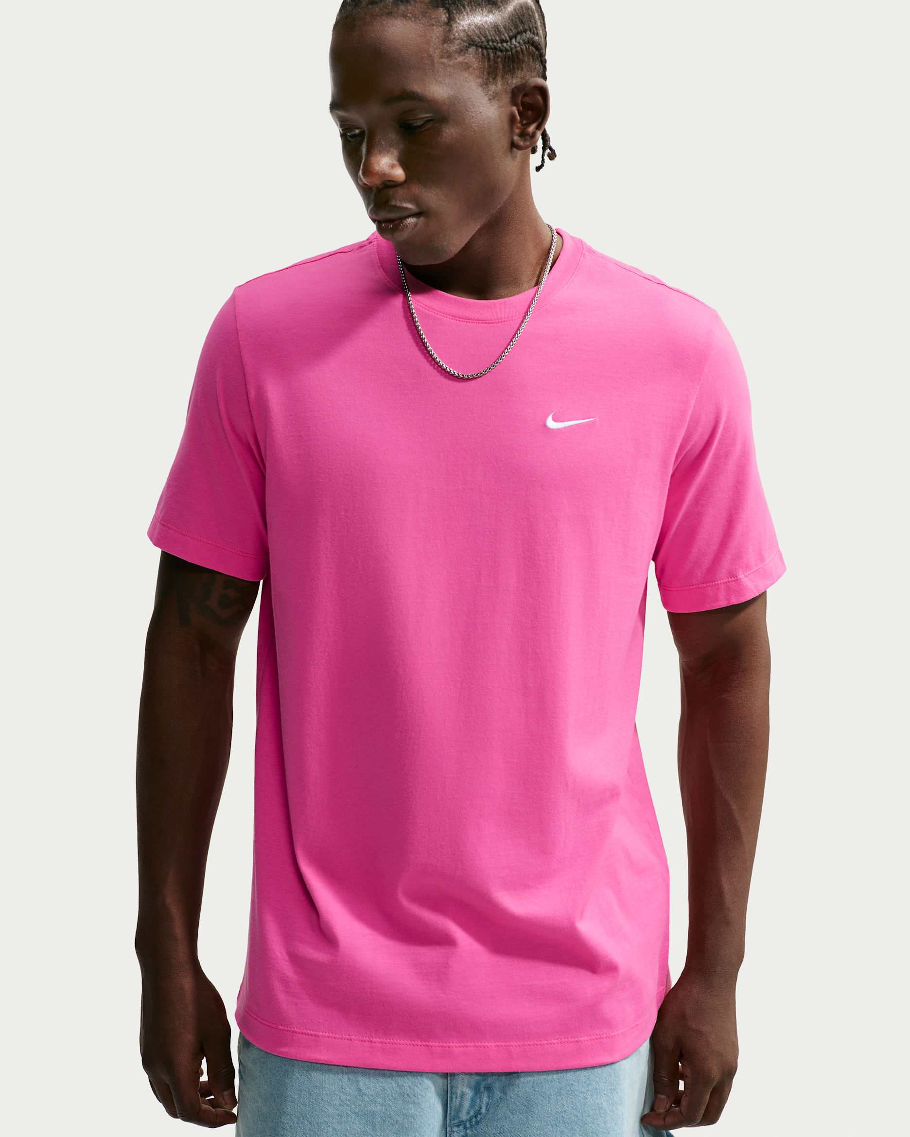 Nike Sportswear Swoosh Men's T-Shirt - Pinksicle