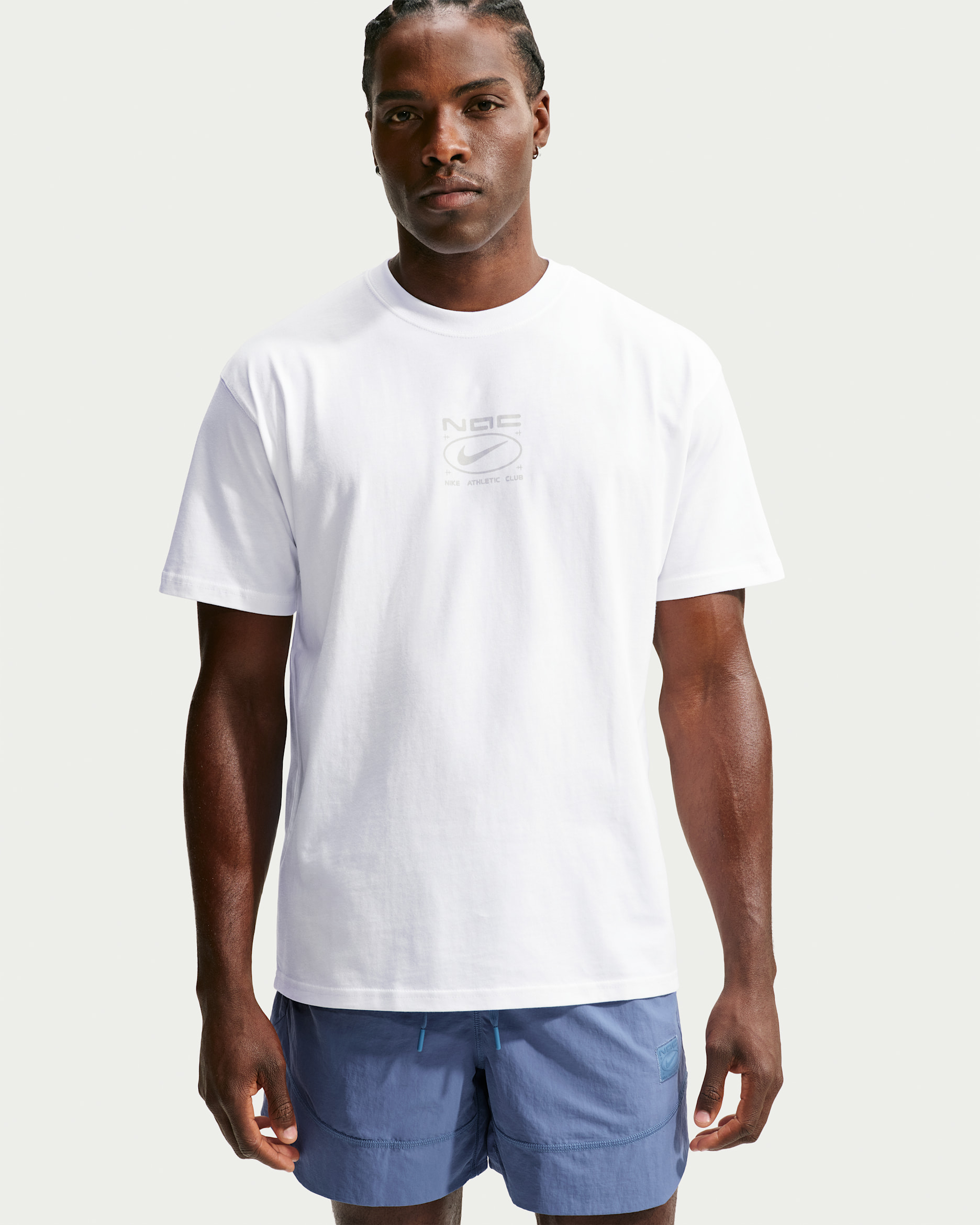T-shirt Nike N.A.C. – Uomo - Bianco/Light Smoke Grey