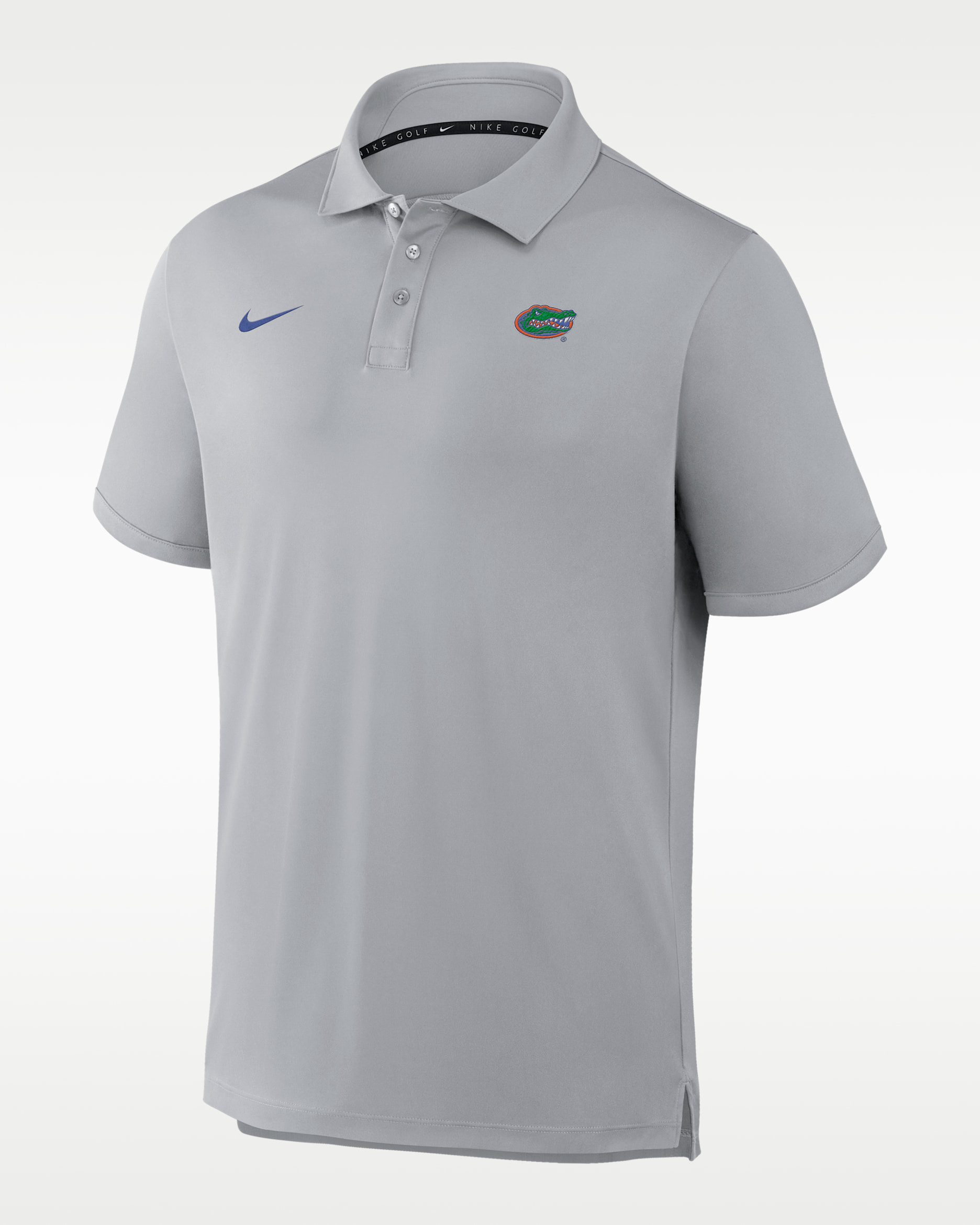 Polo universitaria Nike Dri-FIT para hombre Florida Par - Gris