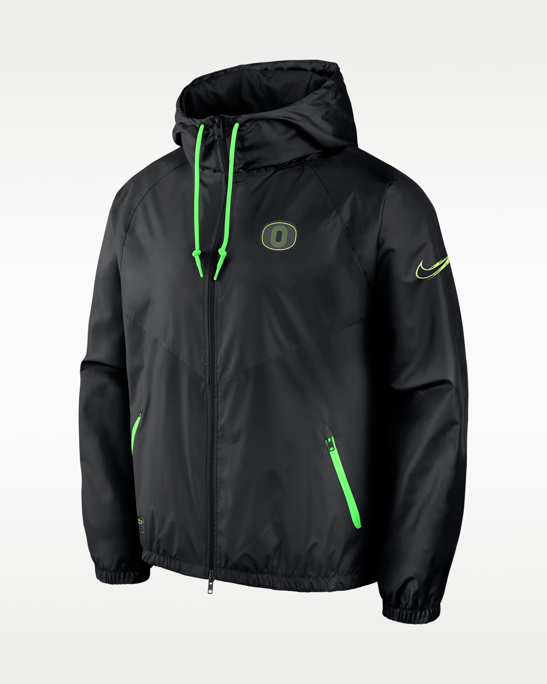 Oregon Origin of Speed Windrunner Men's Nike Storm-FIT College Full-Zip Jacket - Black