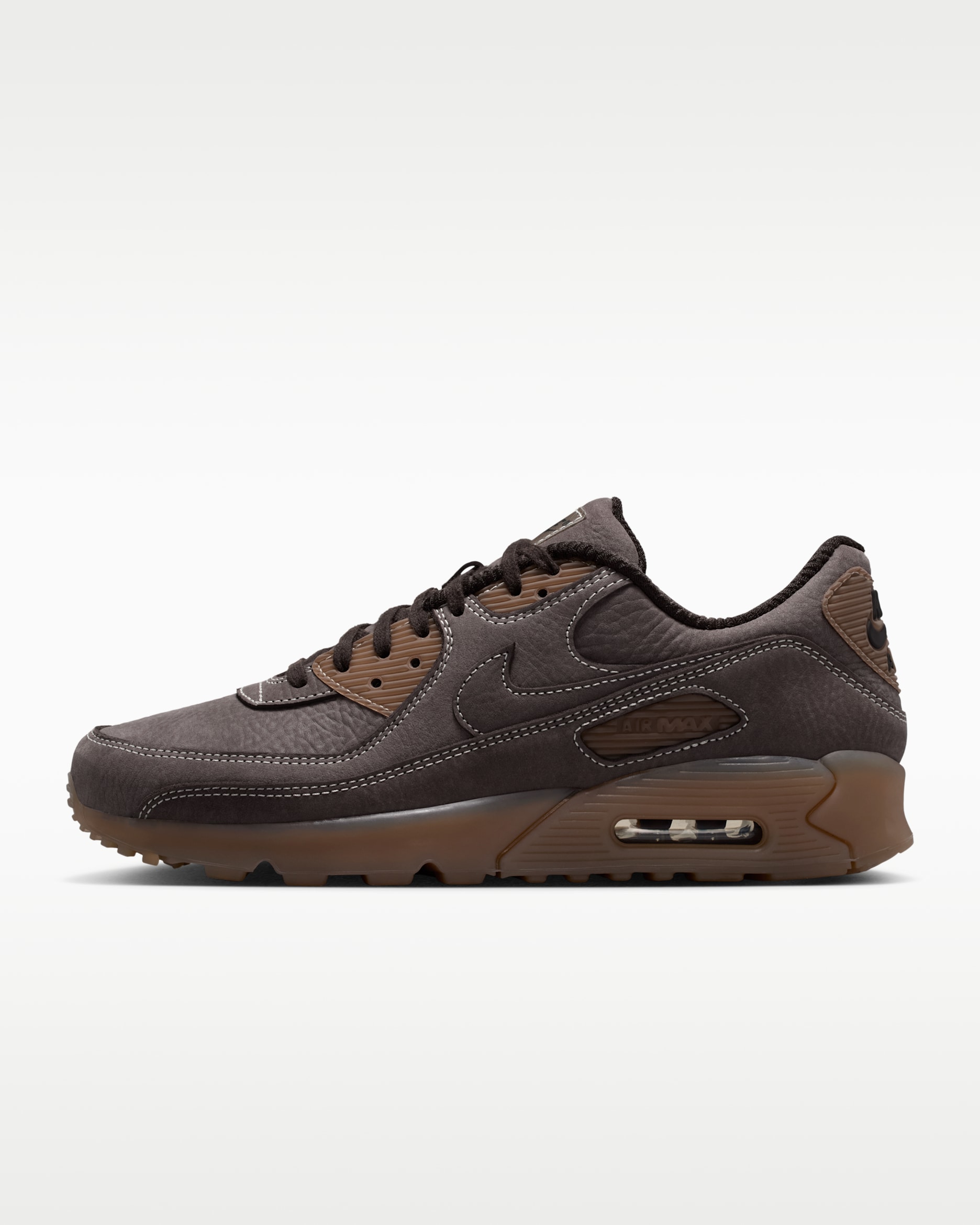 Tenis para hombre Nike Air Max 90 SP - Marrón sombra/Beige/Marrón claro goma/Marrón sombra