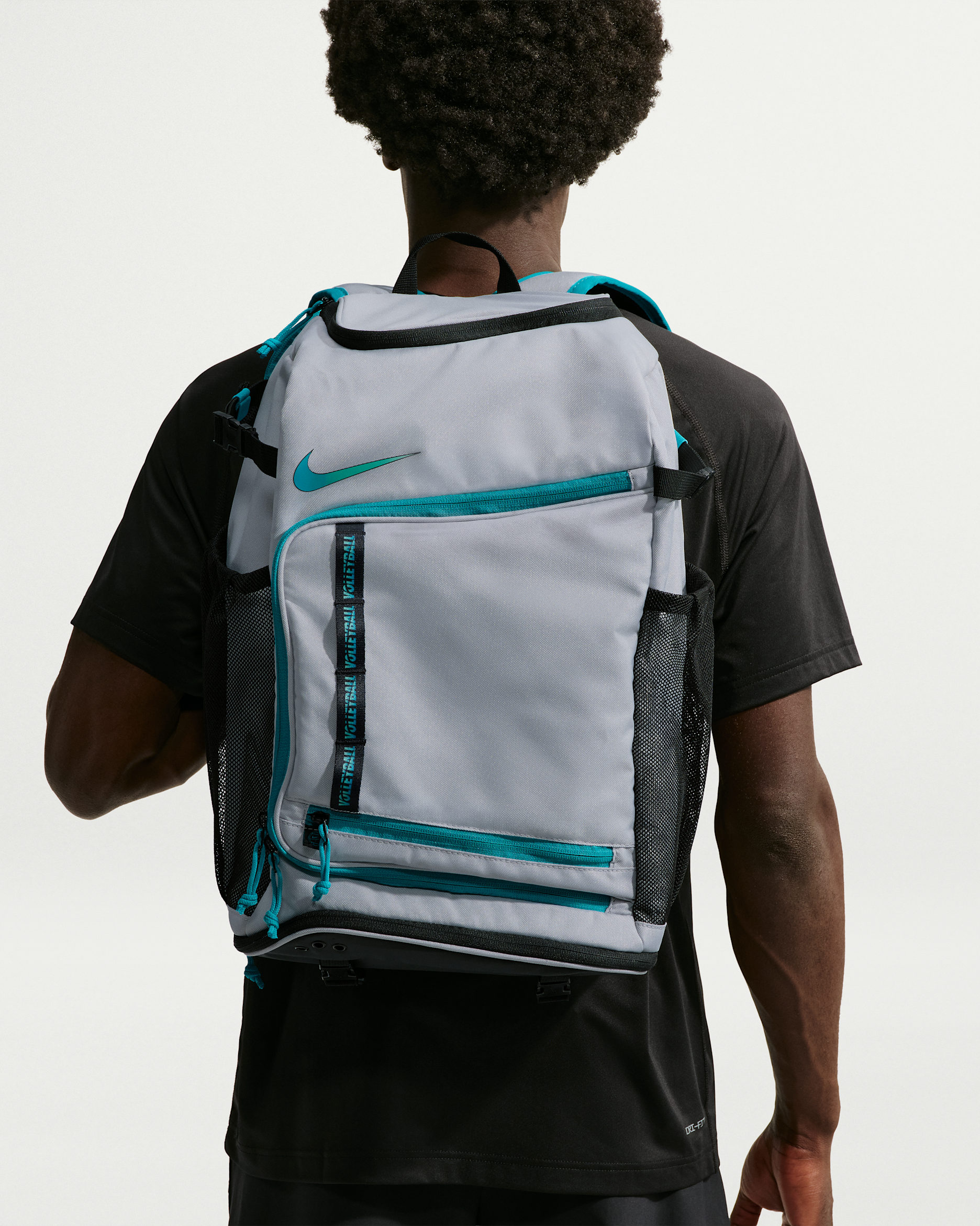 Nike Volleyball Backpack (32L) - Grey Fog/Black/Dusty Cactus