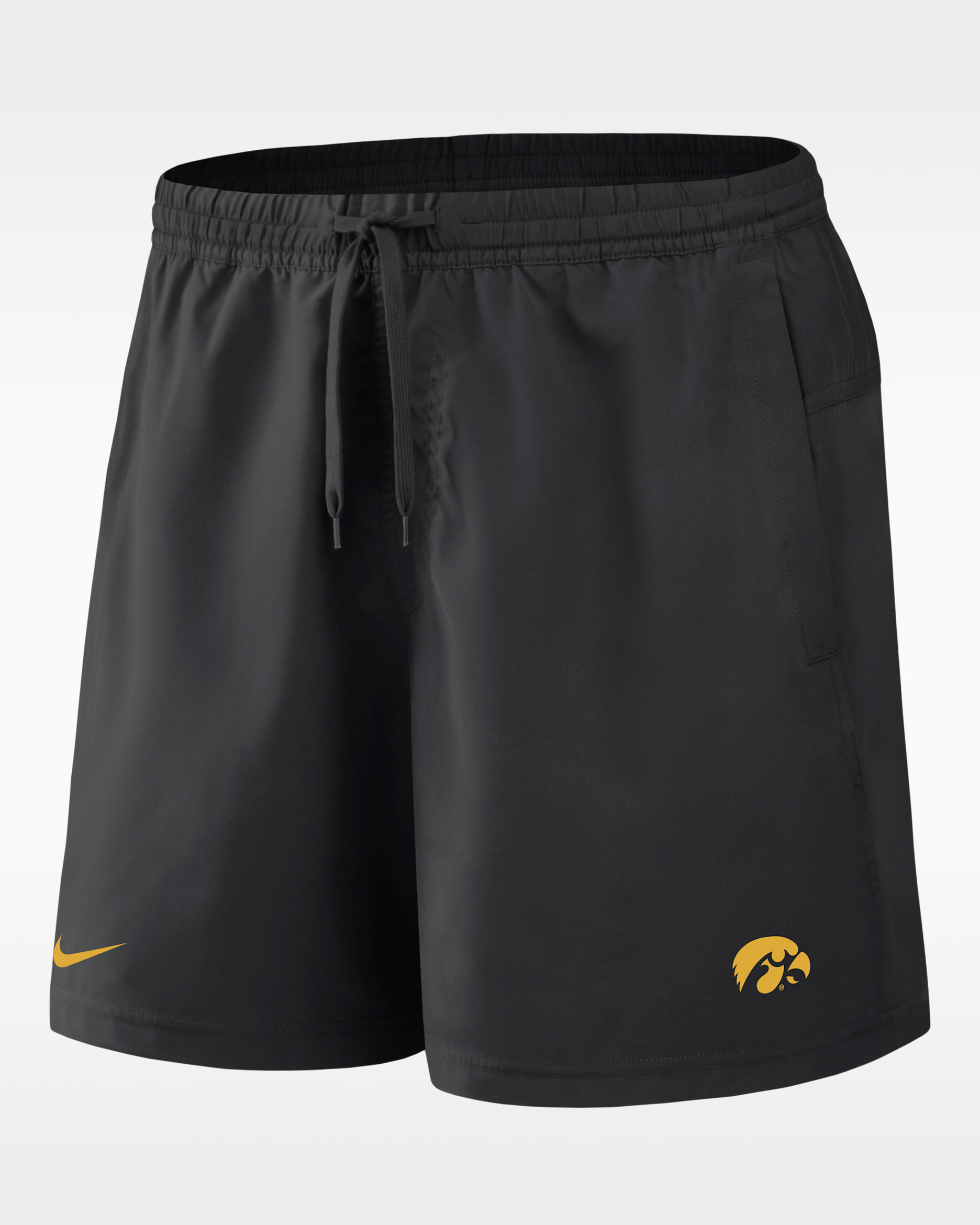 Iowa Primetime Primary Logo Men's Nike Dri-FIT College Form Shorts - Black