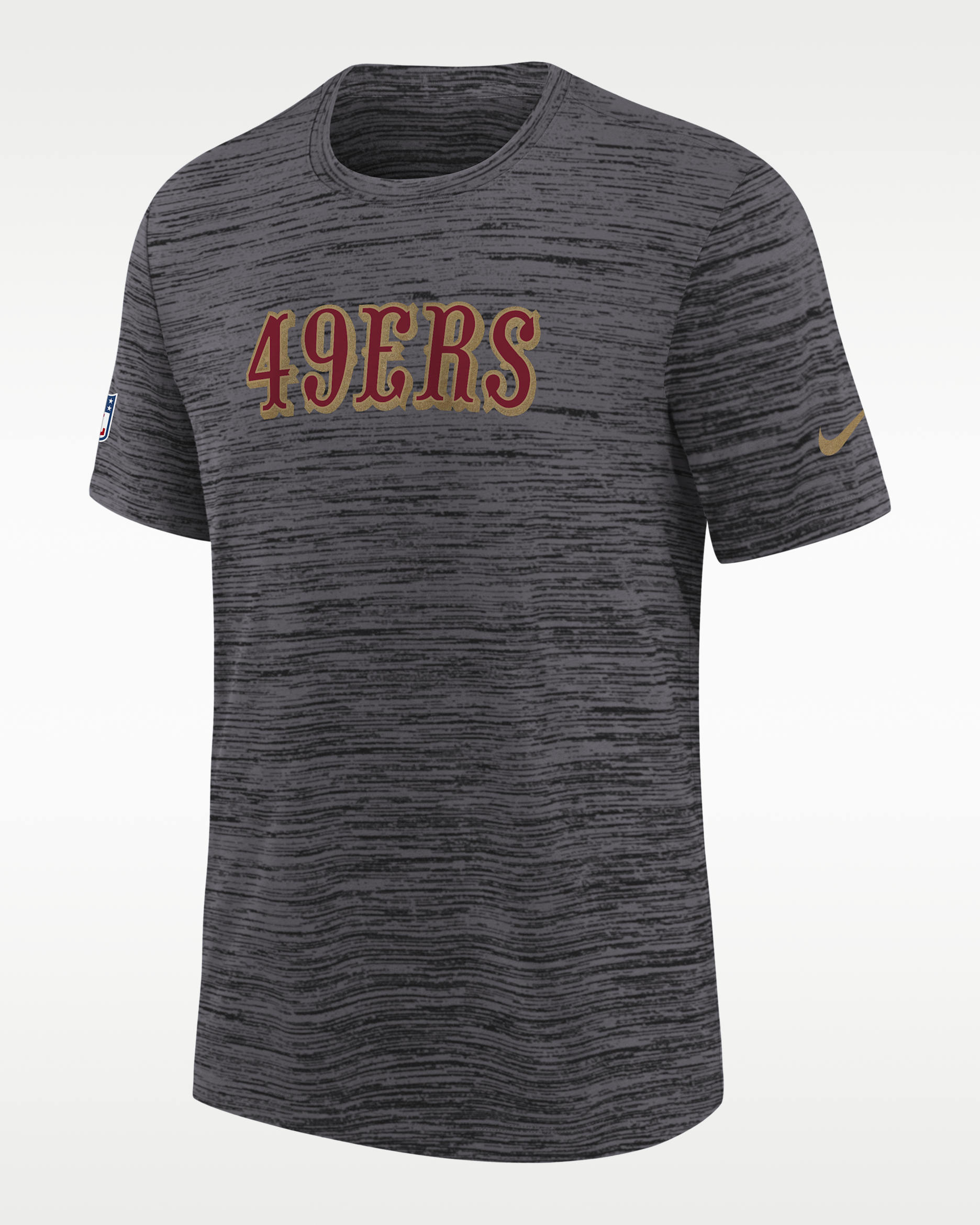 San Francisco 49ers Rivalry Sideline Velocity Big Kids' Nike Dri-FIT NFL T-Shirt - Black