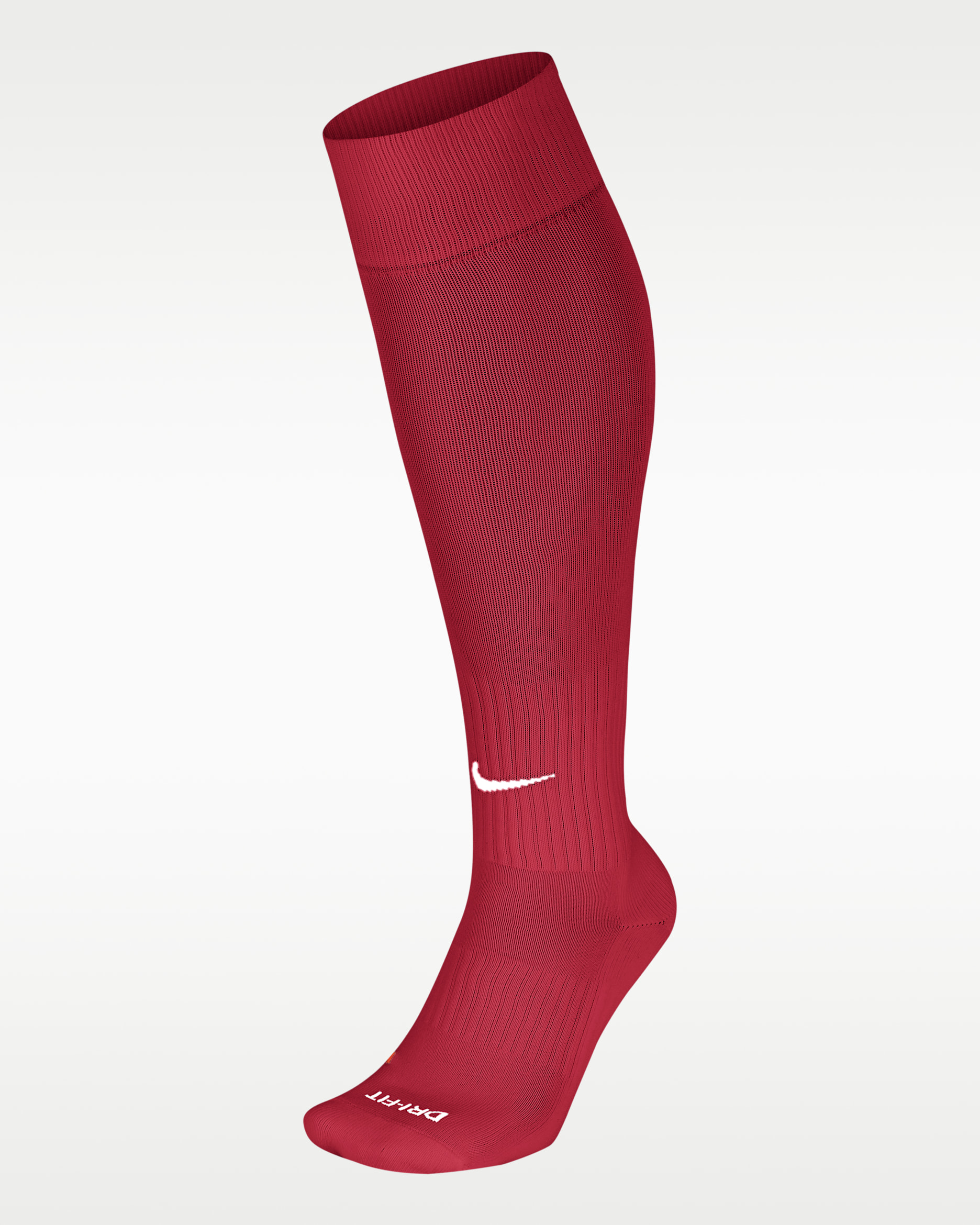 Calcetines de fútbol hasta la rodilla Nike Academy - Rojo universitario/Blanco