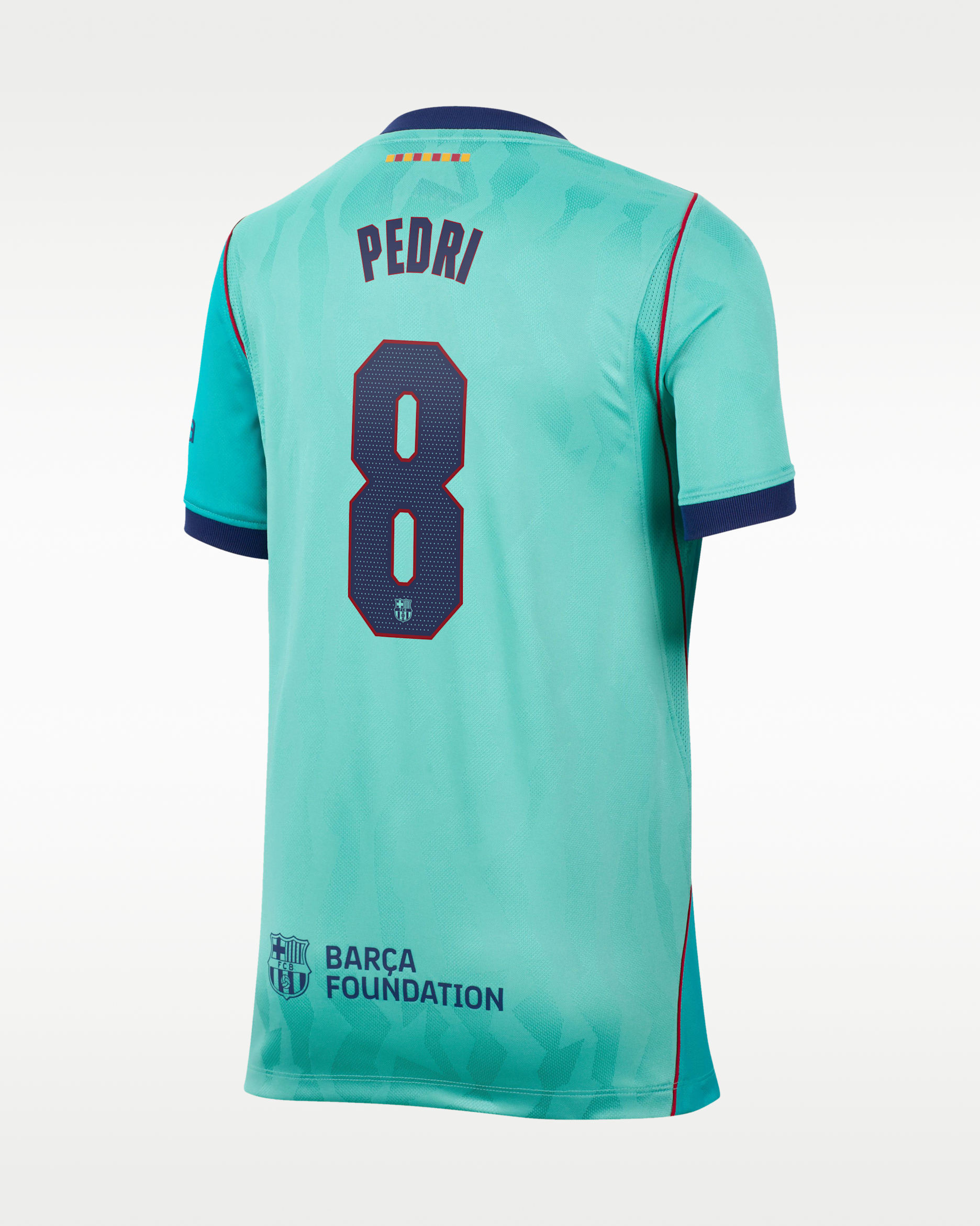 Pedri Barcelona 2026/27 Stadium Third Big Kids' Nike Dri-FIT Soccer Jersey - Green