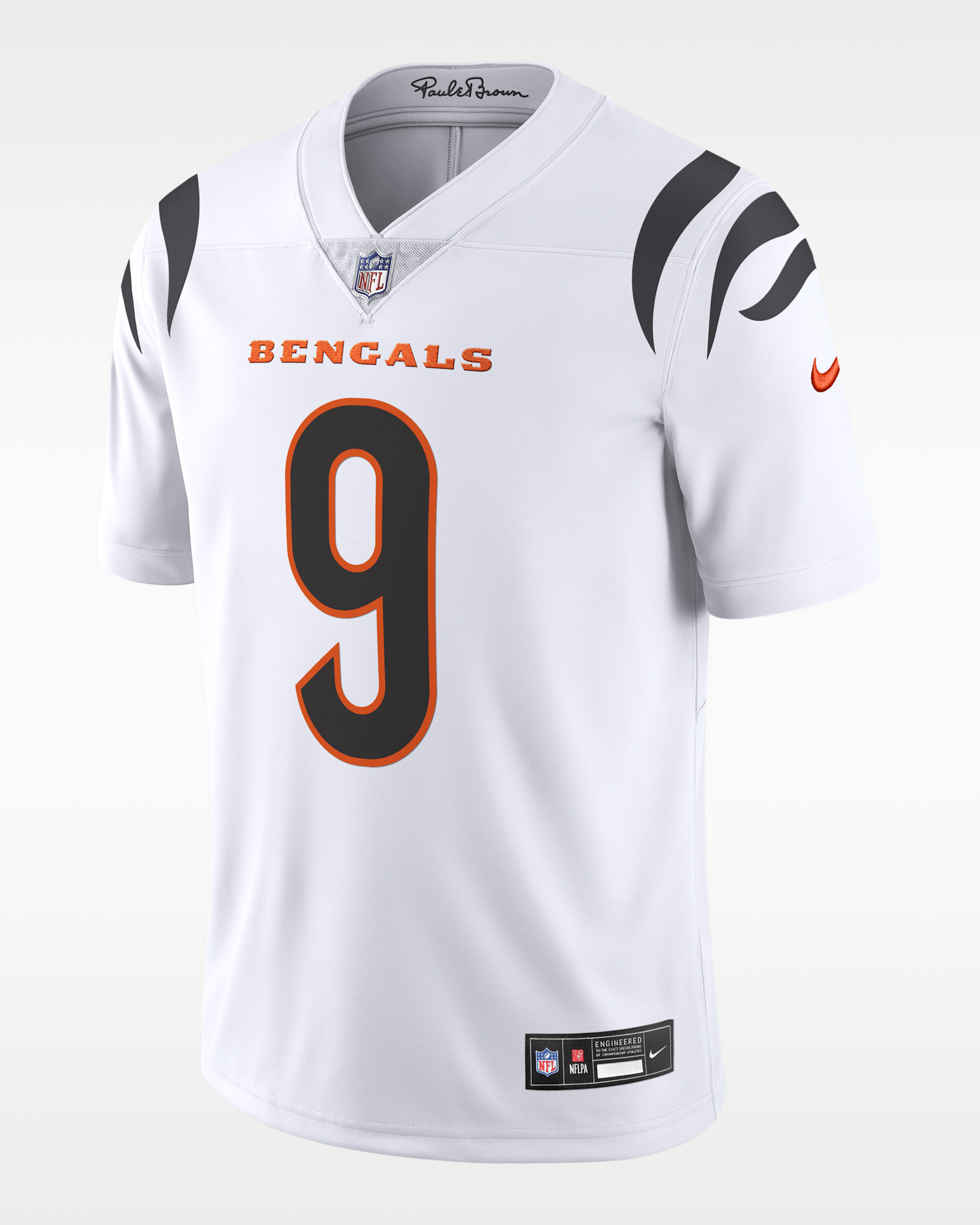 Jersey de fútbol americano Nike Dri-FIT de la NFL Limited para hombre Joe Burrow Cincinnati Bengals - Blanco