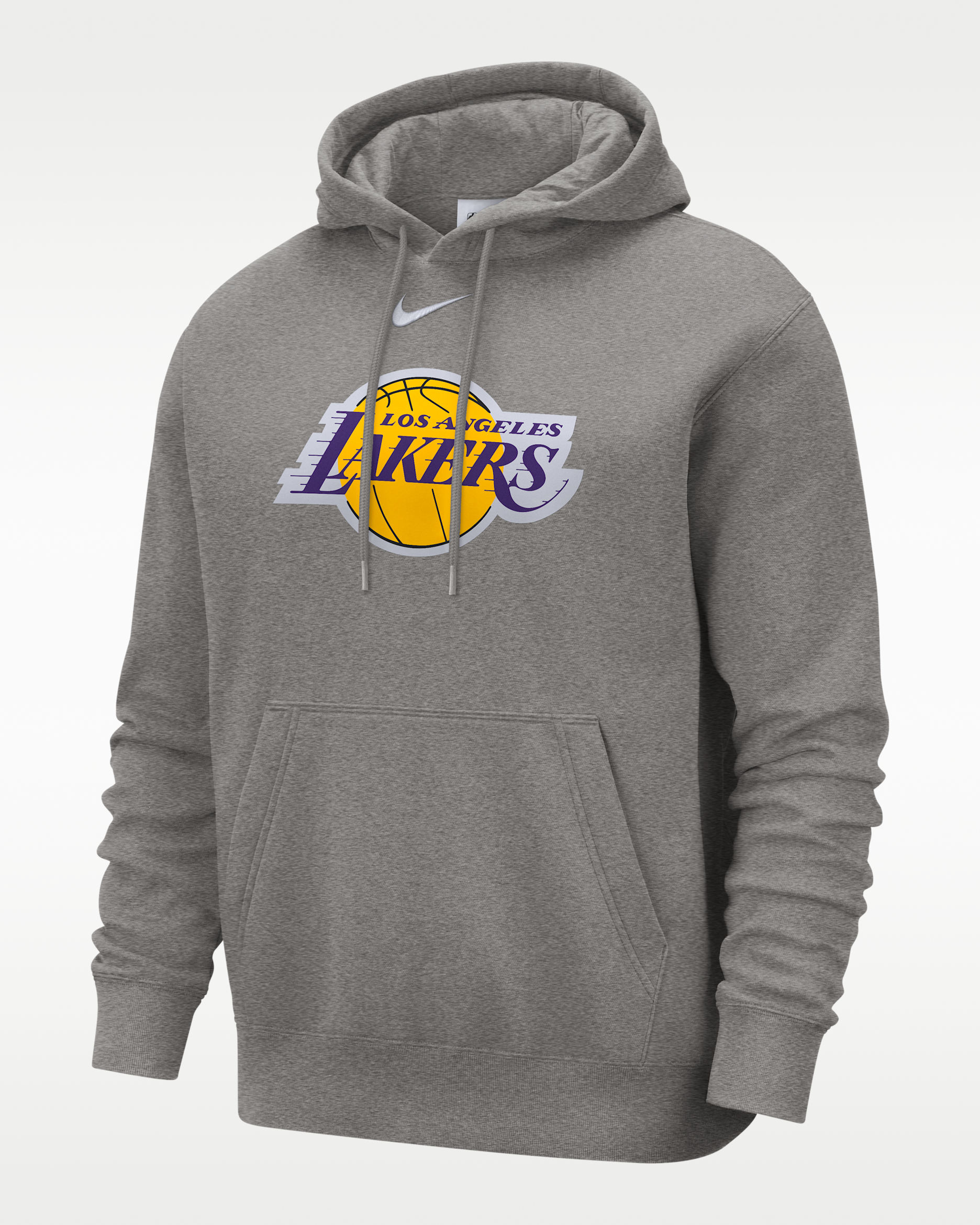 Los Angeles Lakers Club Nike NBA-huvtröja för män - Dark Grey Heather