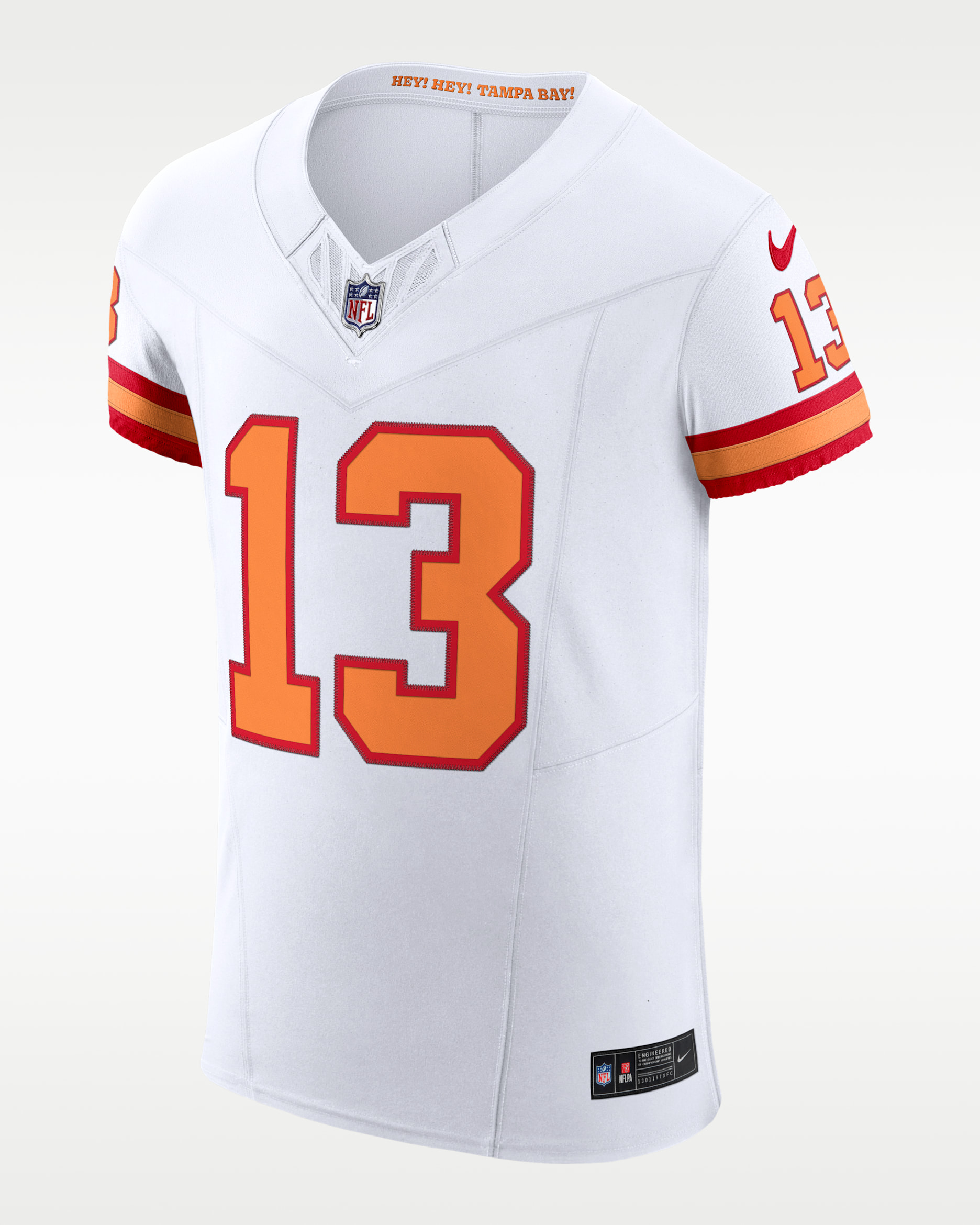 Jersey Nike Dri-FIT de la NFL Elite para hombre Mike Evans Tampa Bay Buccaneers - Blanco