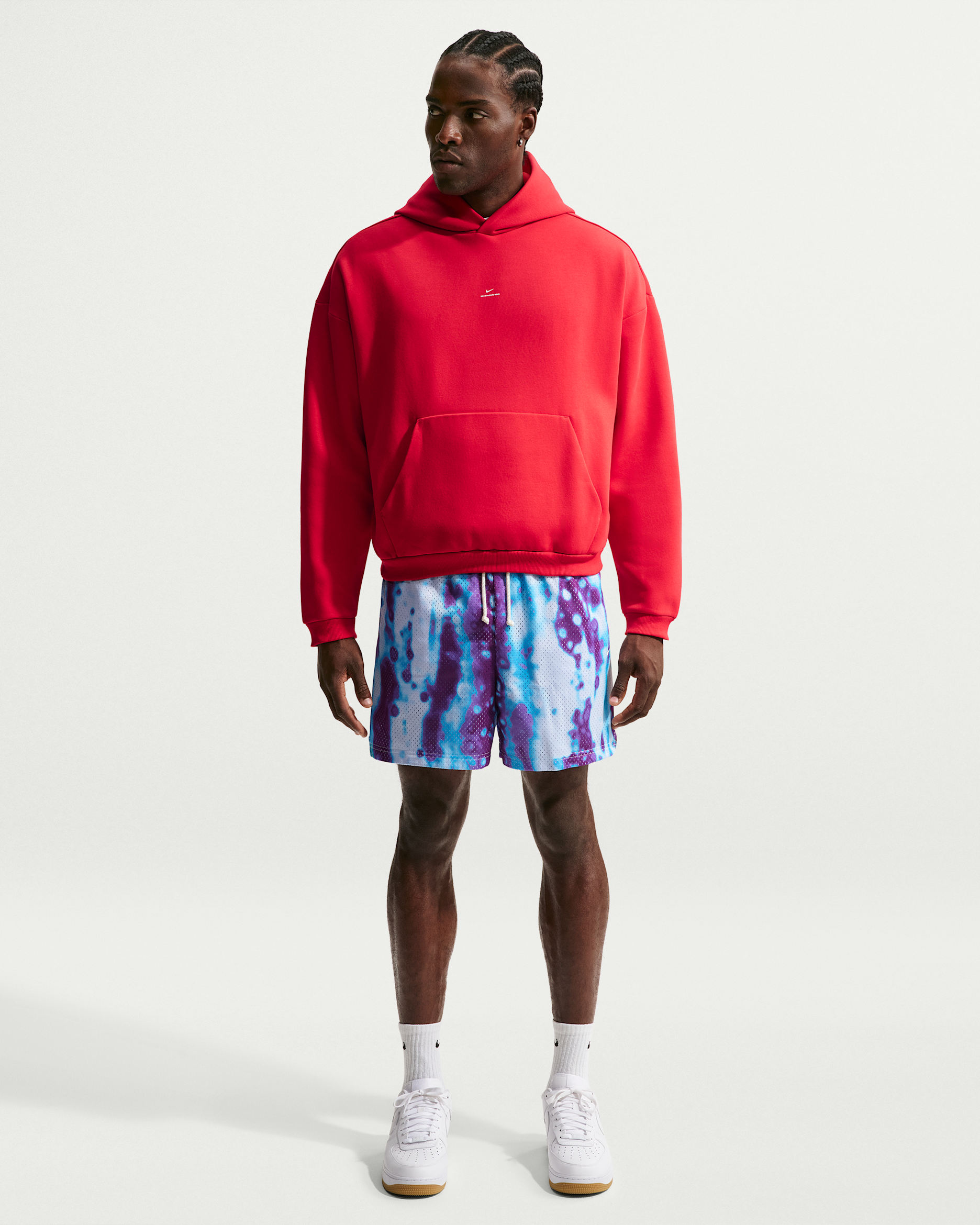 Nike Standard Issue Men's 5" Practice Mesh Basketball Shorts - Football Grey/Pale Ivory