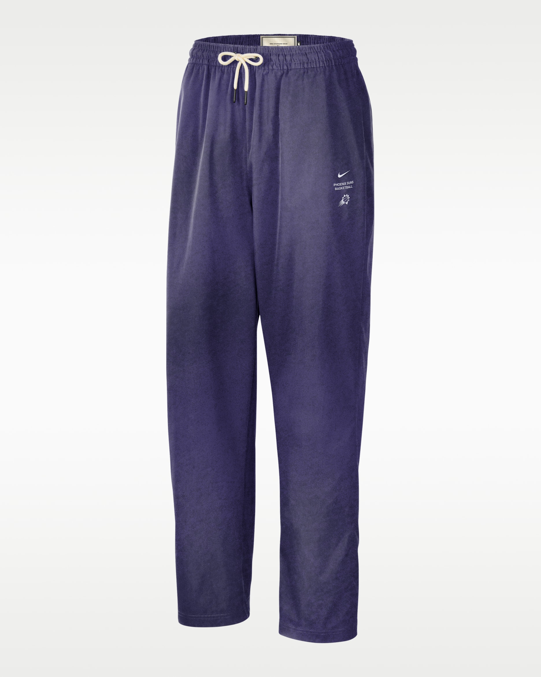 Pants de básquetbol de tejido Woven para hombre Phoenix Suns Standard Issue - Orquídea nuevo/Negro/Blanco/Blanco