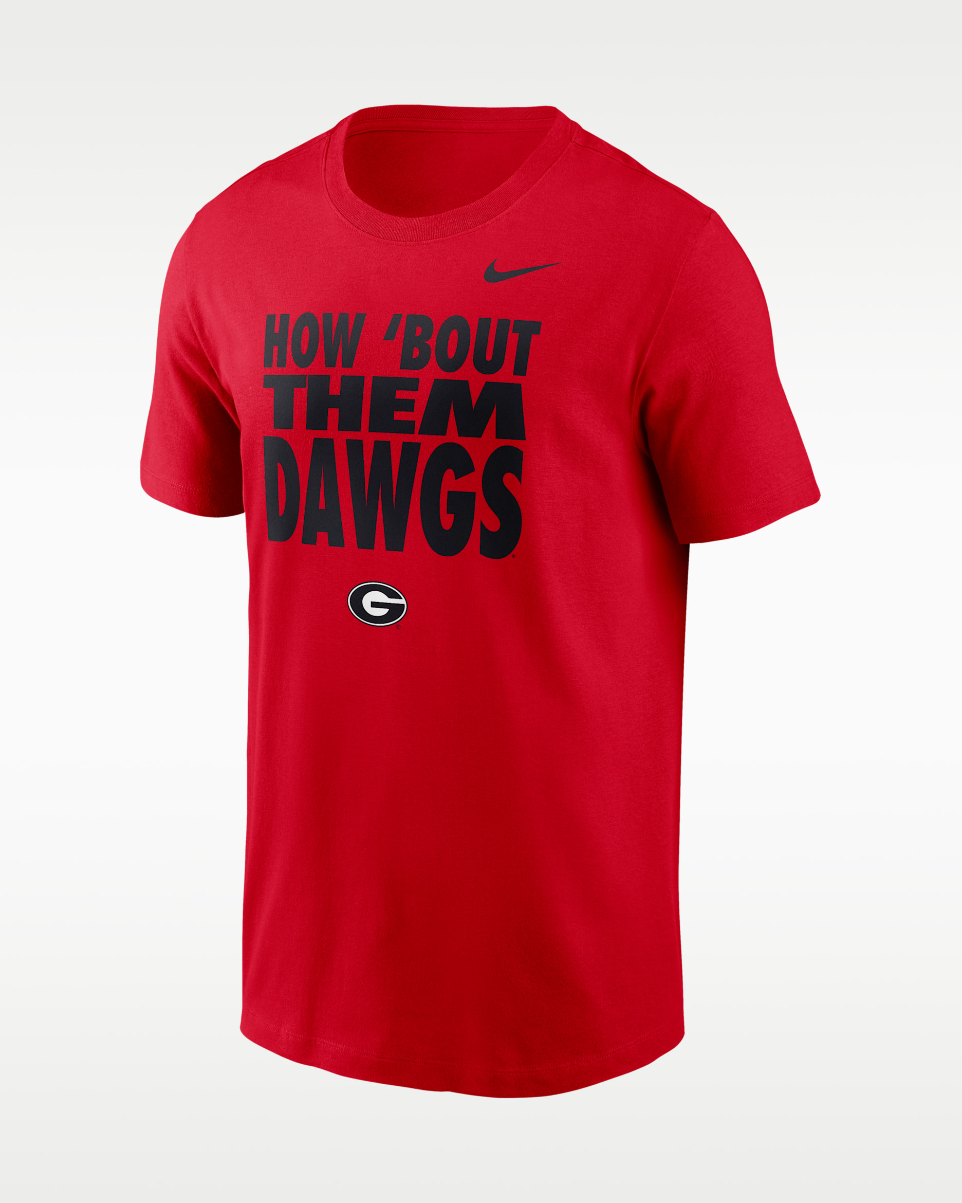Playera de manga larga universitaria Nike Dri-FIT para hombre Georgia Sideline Slogan - Rojo universitario