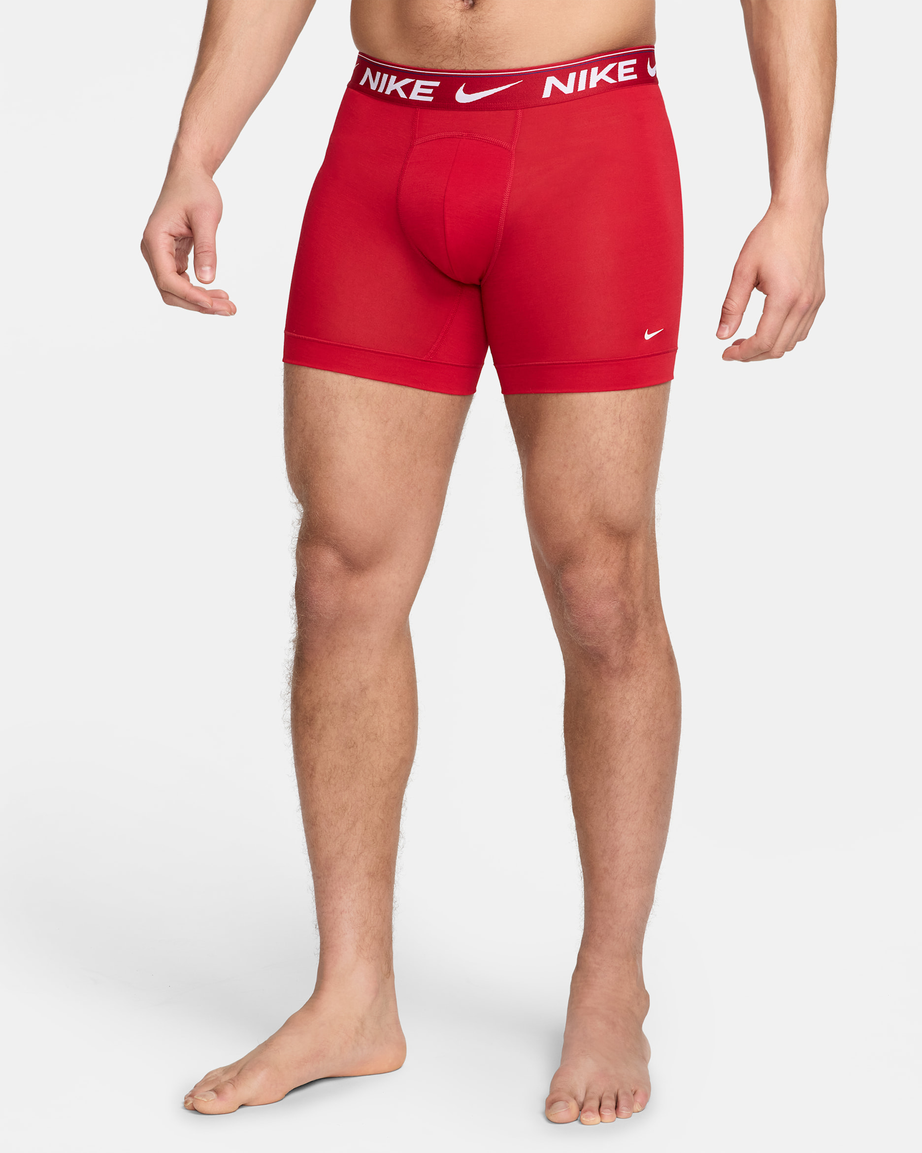 Nike Dri-FIT Ultra Comfort Men's Boxer Briefs (3-Pack) - Red