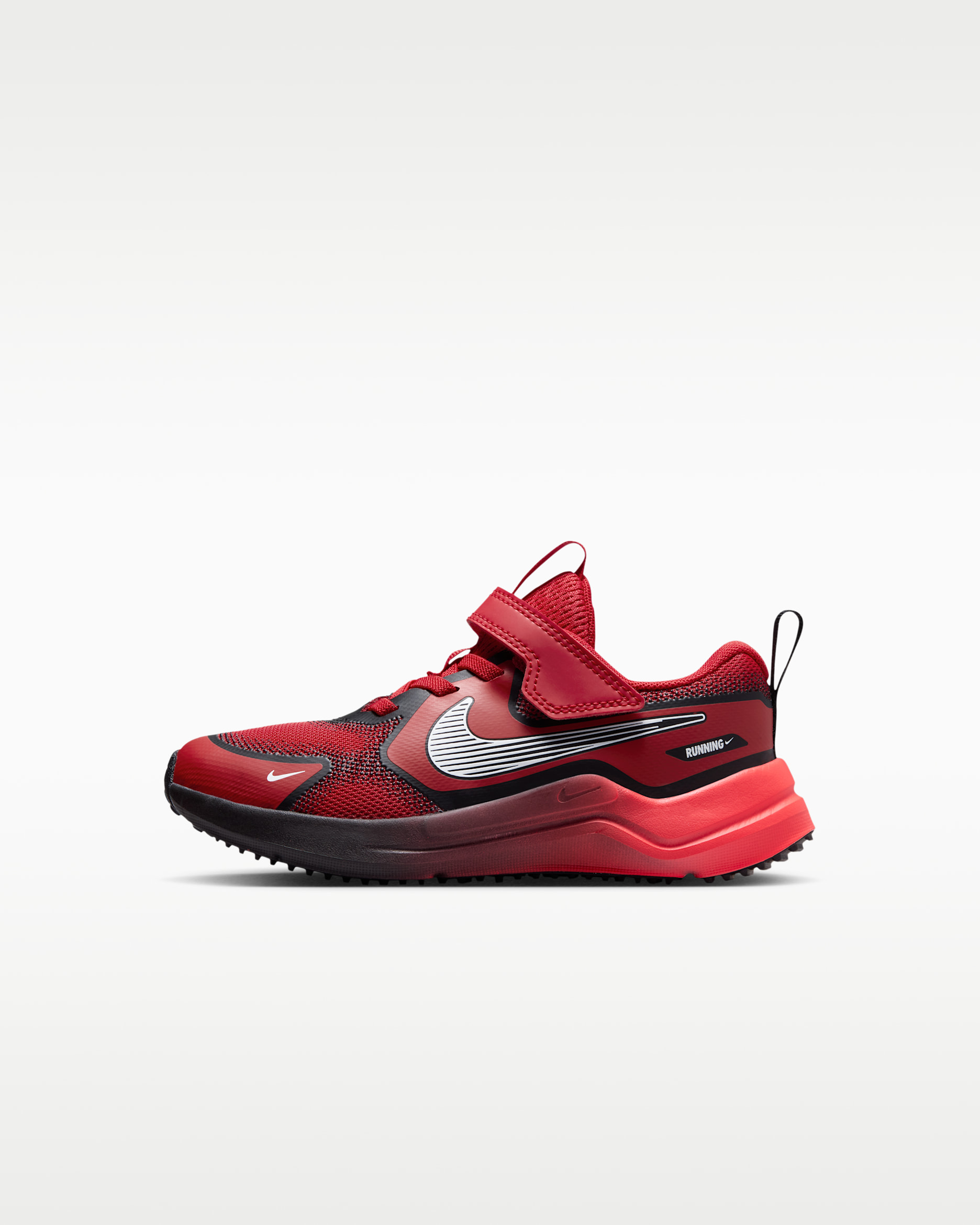 Nike Cosmic Runner Swoosh Little Kids' Running Shoes - University Red/Red Orbit/White
