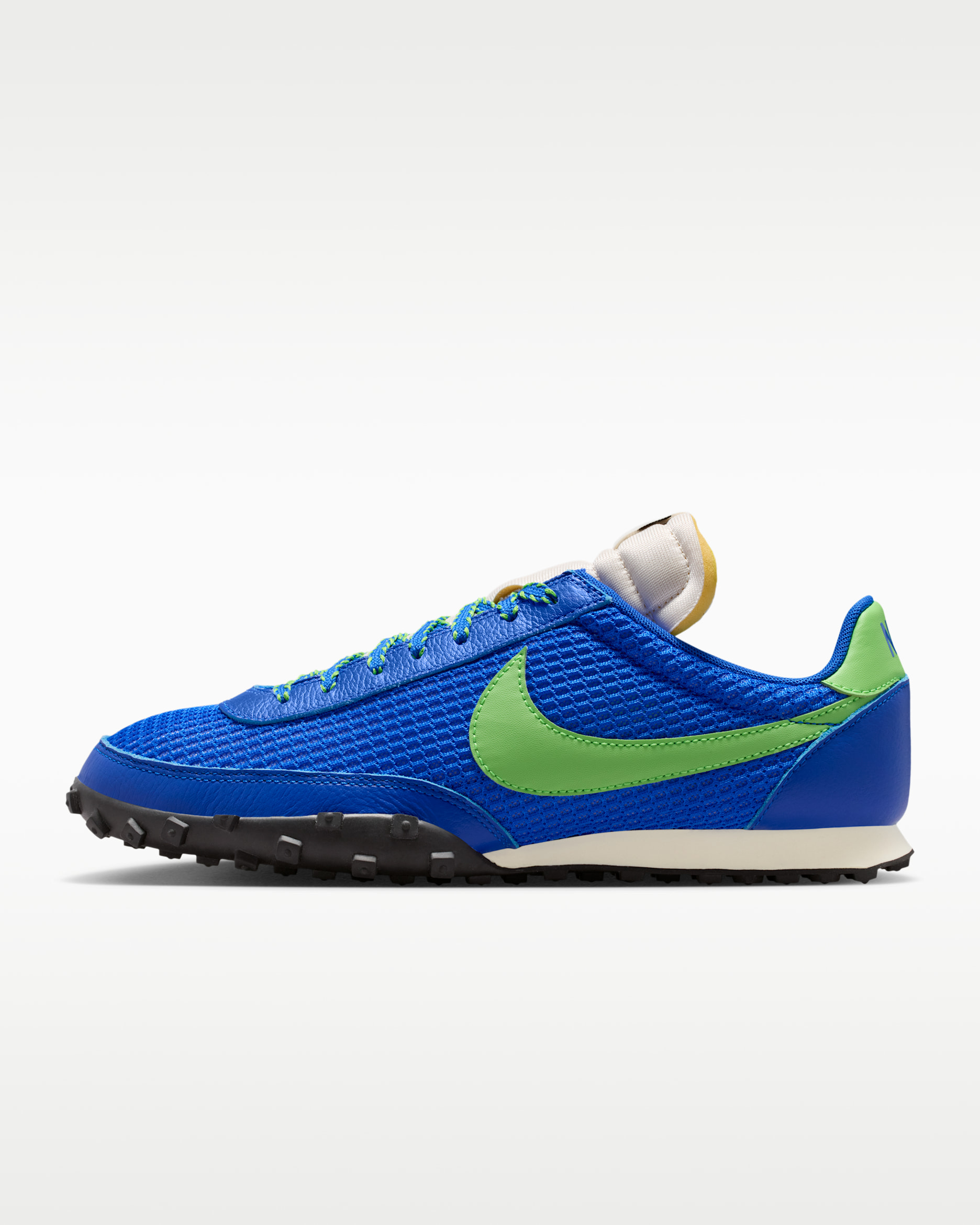 Nike Waffle Racer SE 男鞋 - Racer Blue/Sail/Coconut Milk/Mean Green