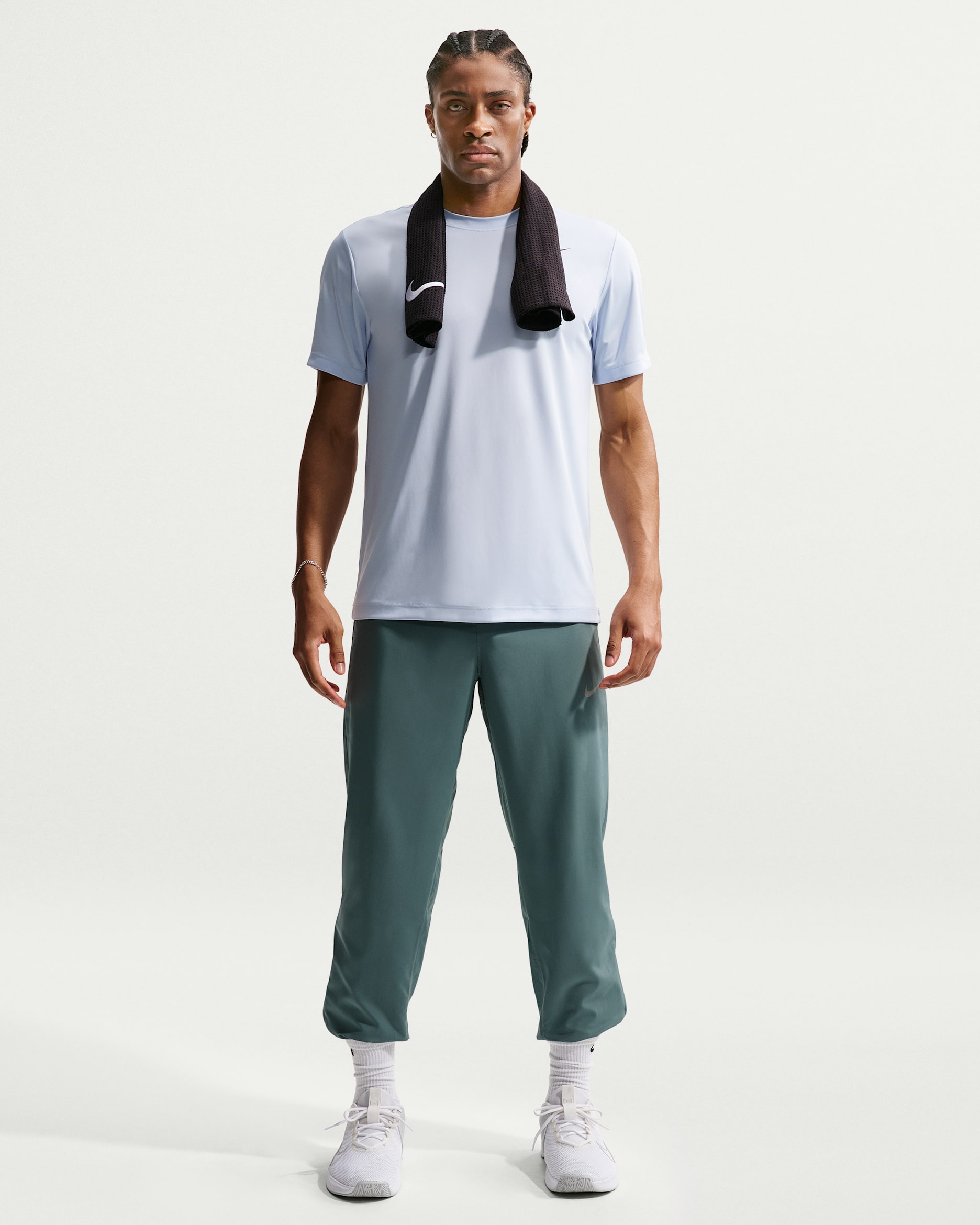 Pants Dri-FIT entallados versátiles para hombre Nike Form - Pizarra mineral/Negro