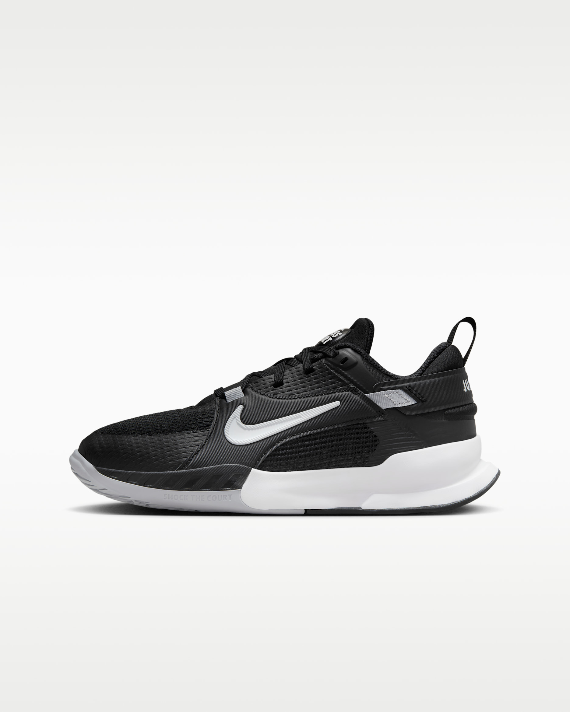 Chaussure Nike Crosscourt pour enfant/ado - Noir/Wolf Grey/Blanc