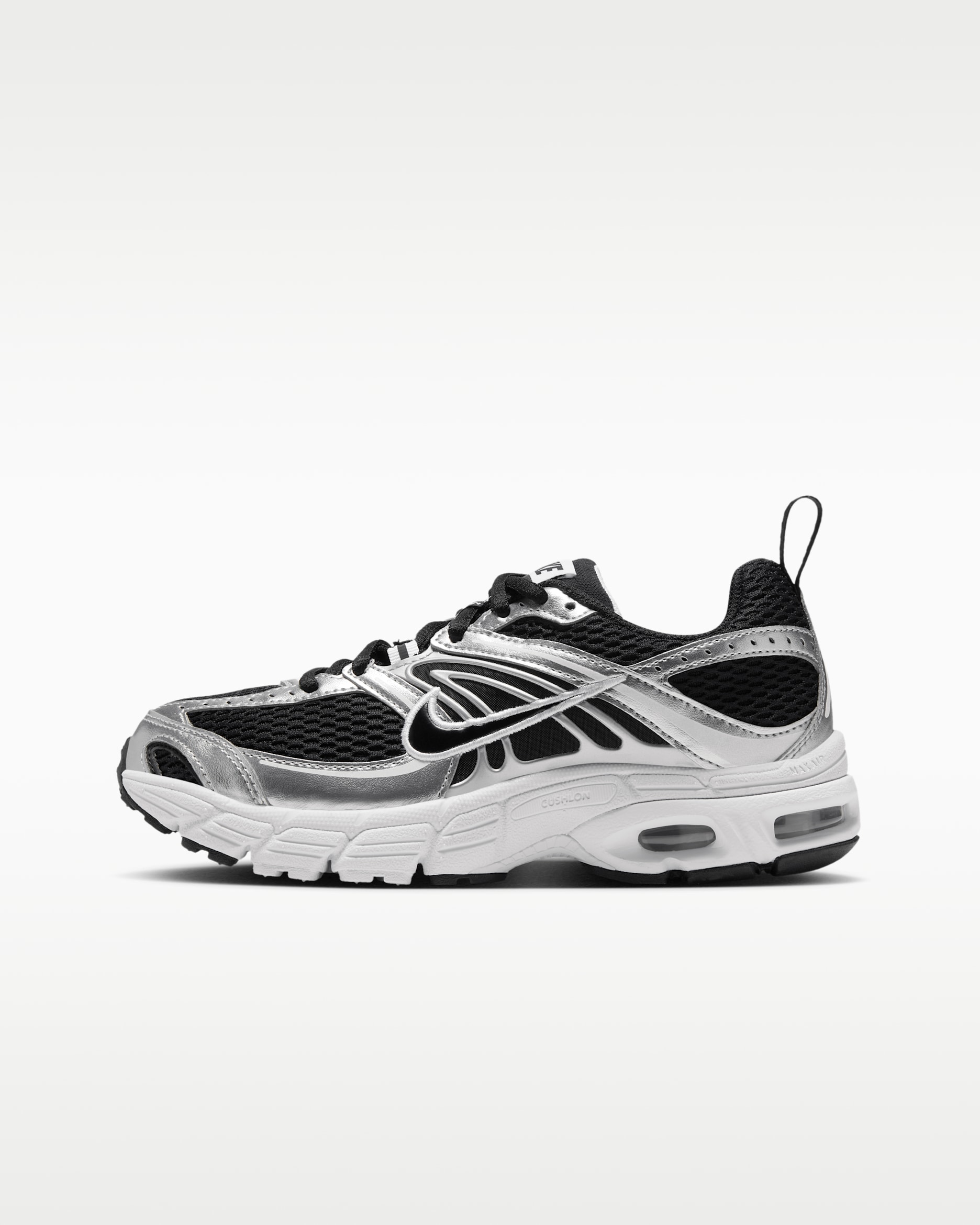Nike Air Max Moto 2K Older Kids' Shoes - Black/Metallic Silver/White/Black
