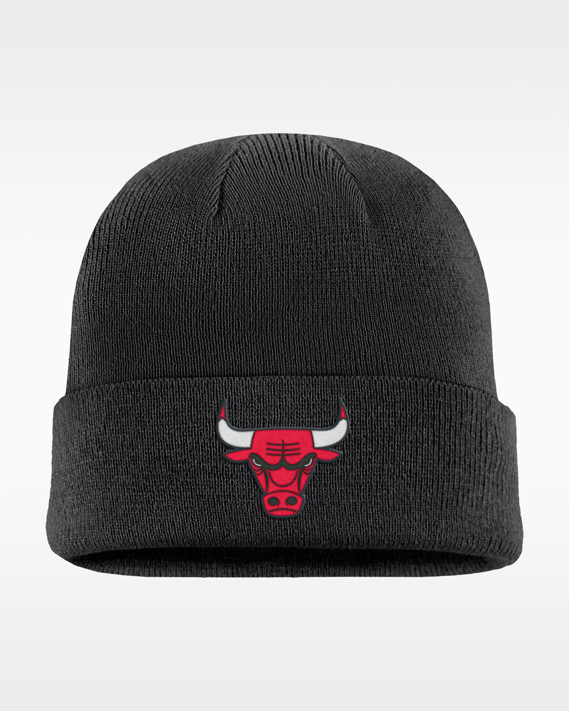Chicago Bulls Peak Nike Hardwood Classics Beanie - Black