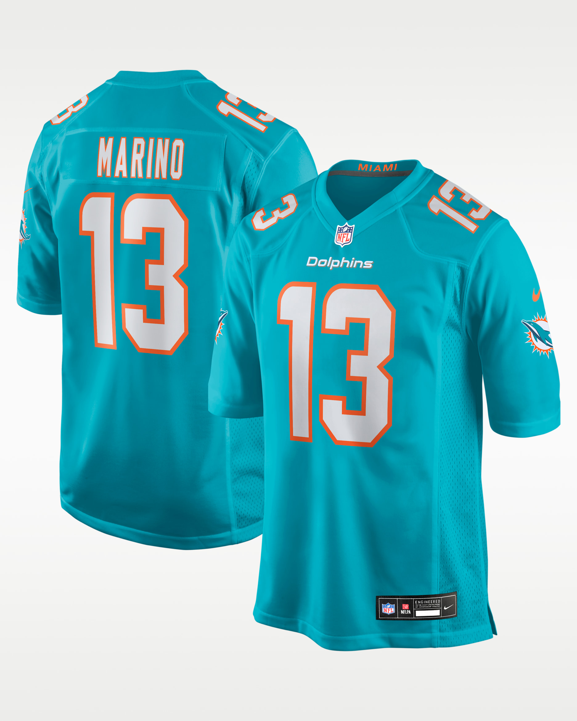 Jersey Nike de la NFL Game para hombre Dolphins (Marino) - Verde turbo