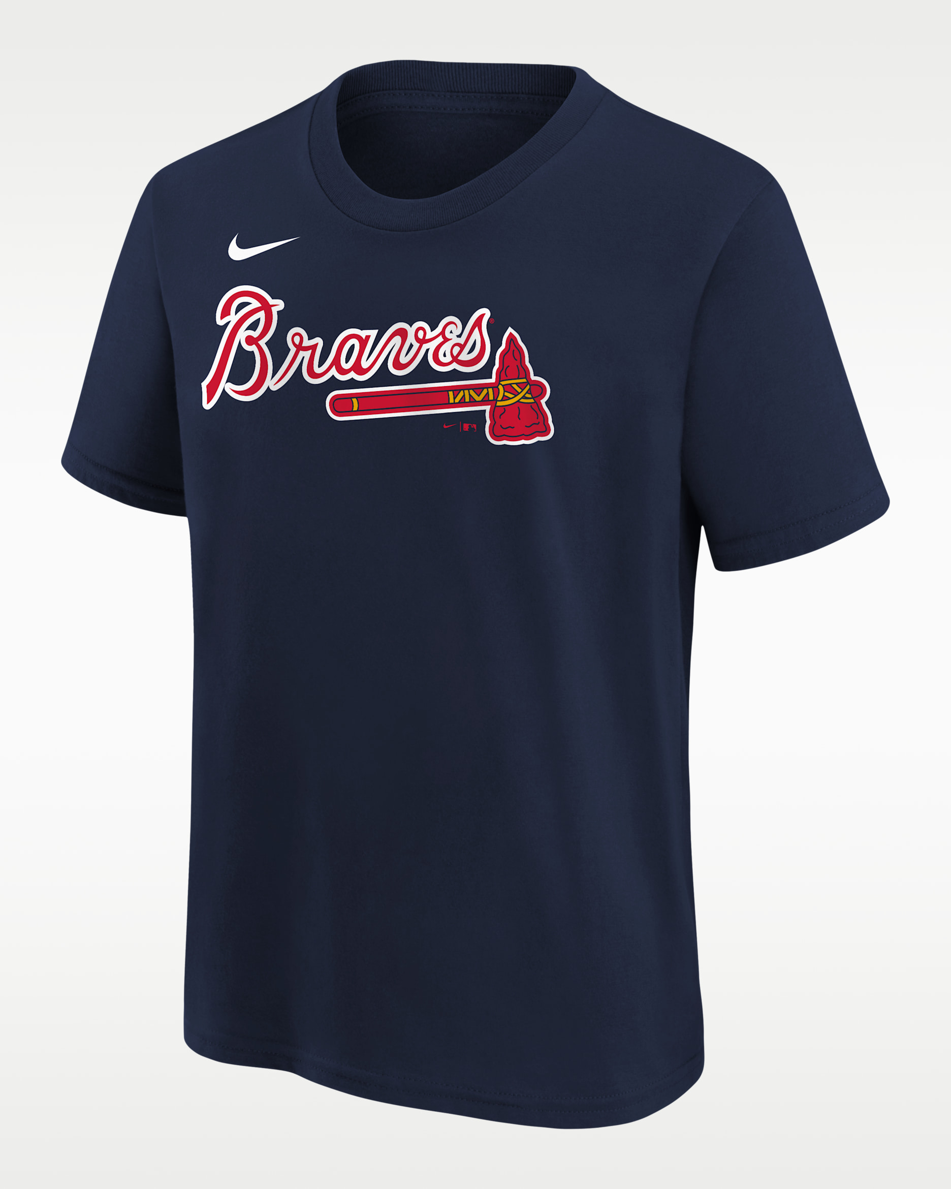 Ronald AcuÒa Jr. Atlanta Braves Big Kid's Nike MLB T-Shirt - Navy