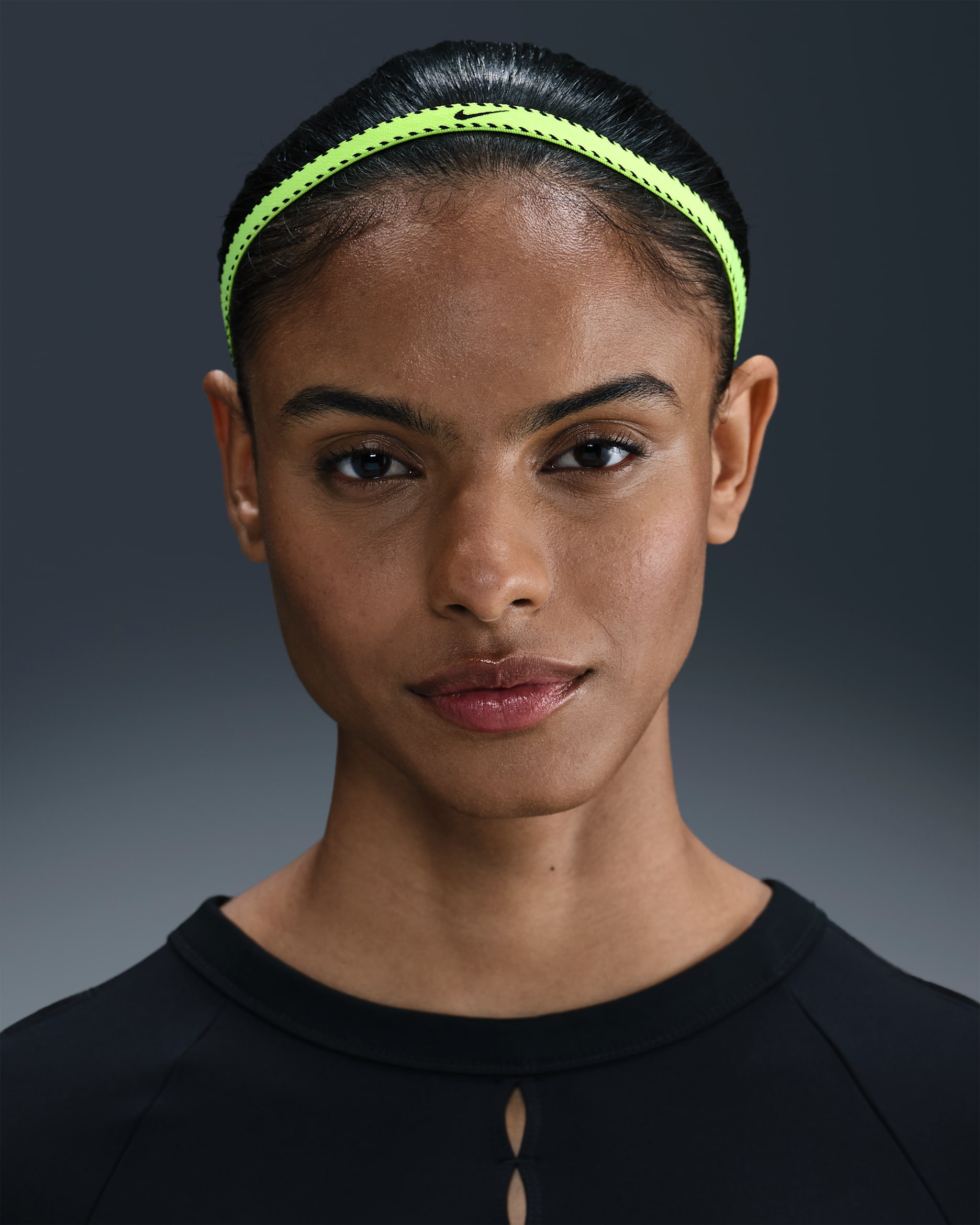 Nike Flex Headbands (6-Pack) - Volt/Vivid Pink/White