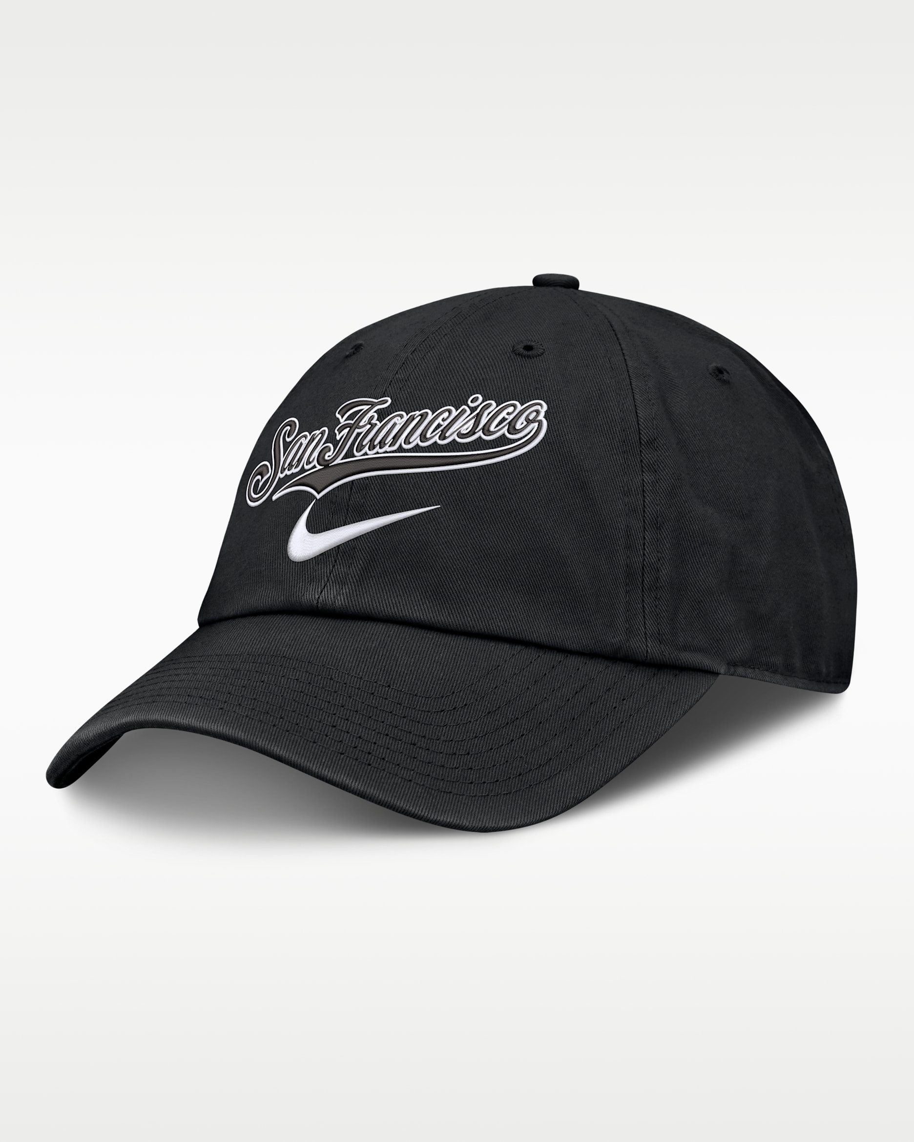 San Francisco Giants Primetime Club Men's Nike MLB Unstructured Adjustable Hat - Black