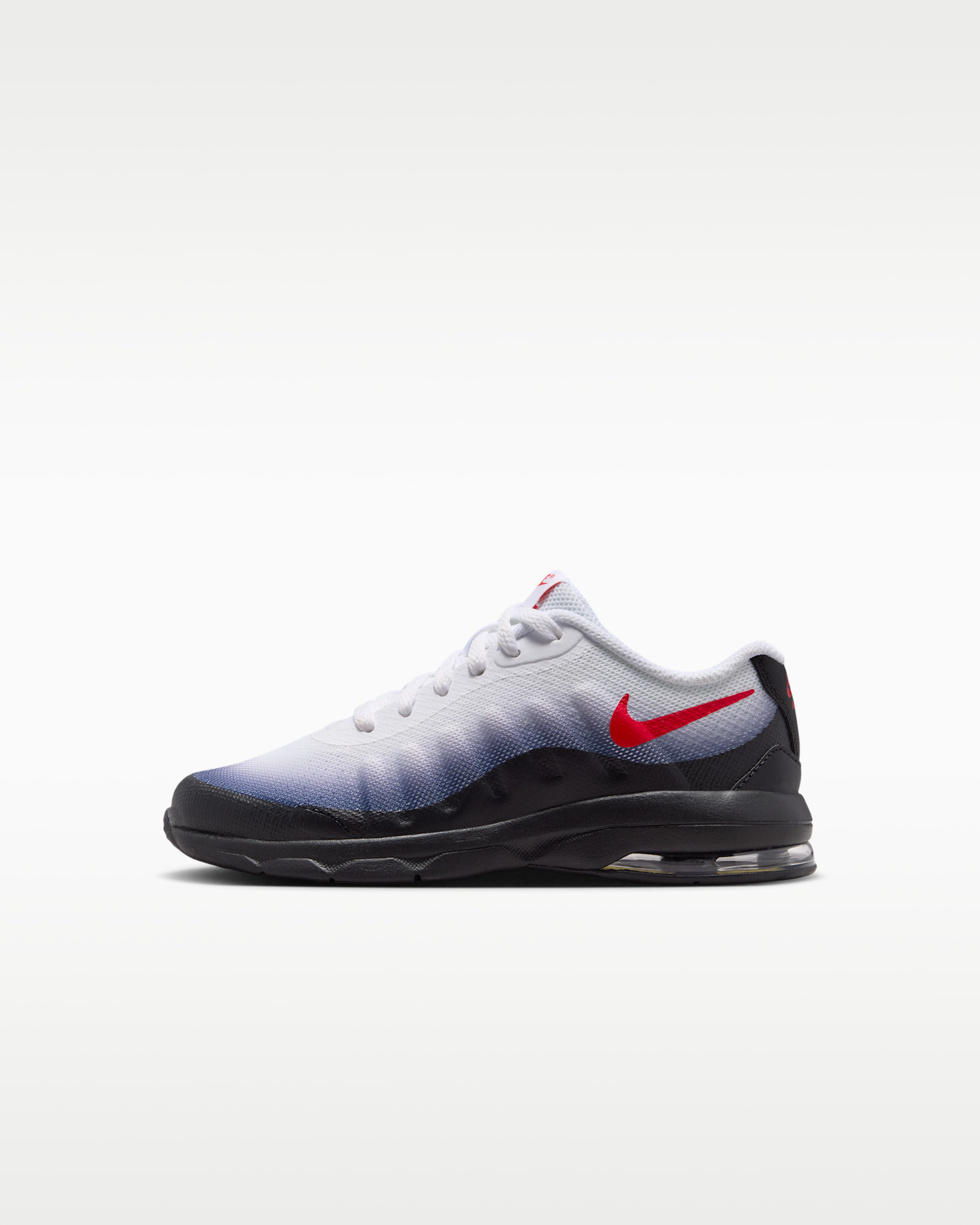 Nike Air Max Invigor Younger Kids' Shoes - Obsidian/White/Black/Challenge Red