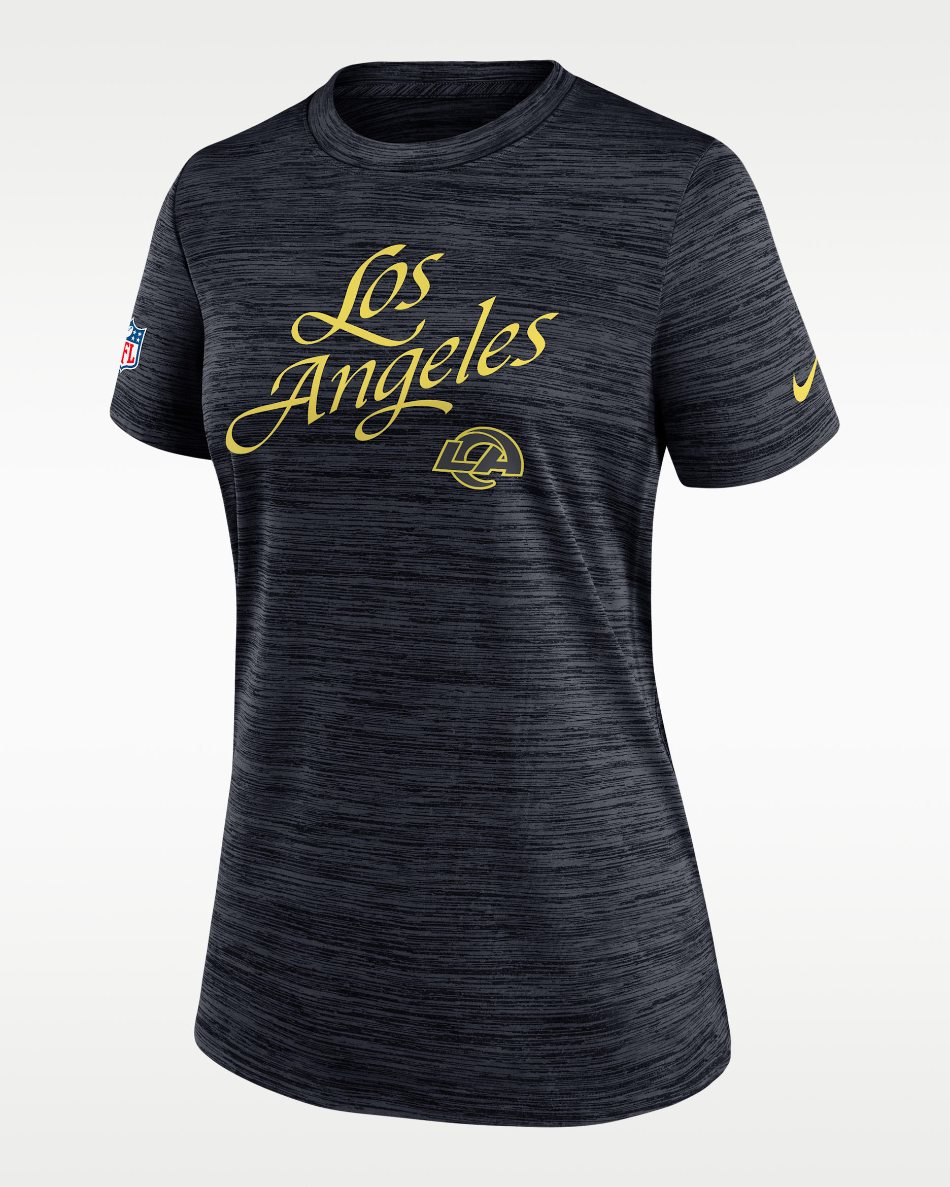 Los Angeles Rams Rivalries Collection Sideline Velocity Women's Nike Dri-FIT NFL T-Shirt - Navy