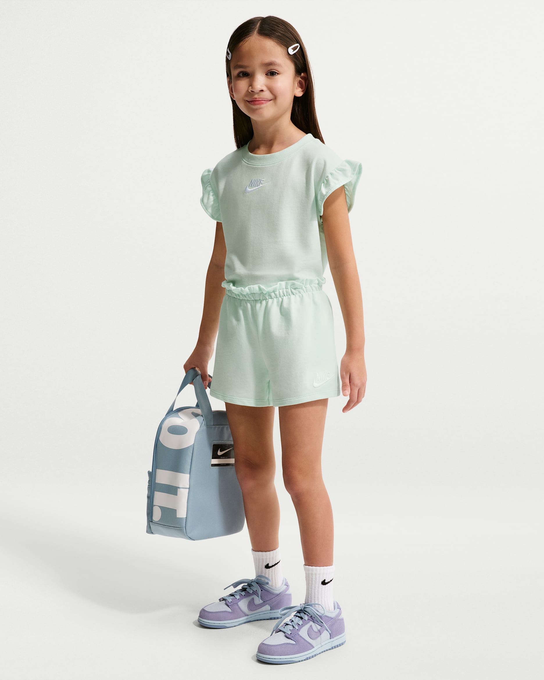 나이키 리틀키즈 투피스 베이비 프렌치 테리 세트 - 배얼리 그린