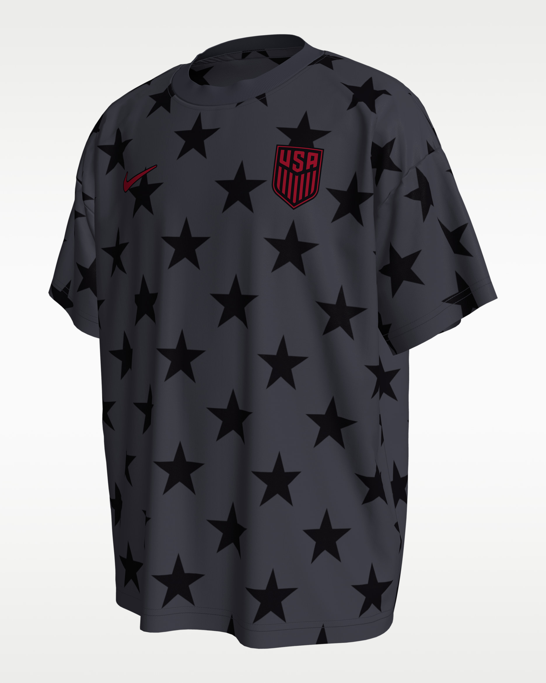 Playera de fútbol Nike para niños talla grande de la selección nacional de fútbol masculino de Estados Unidos - Obsidiana oscuro