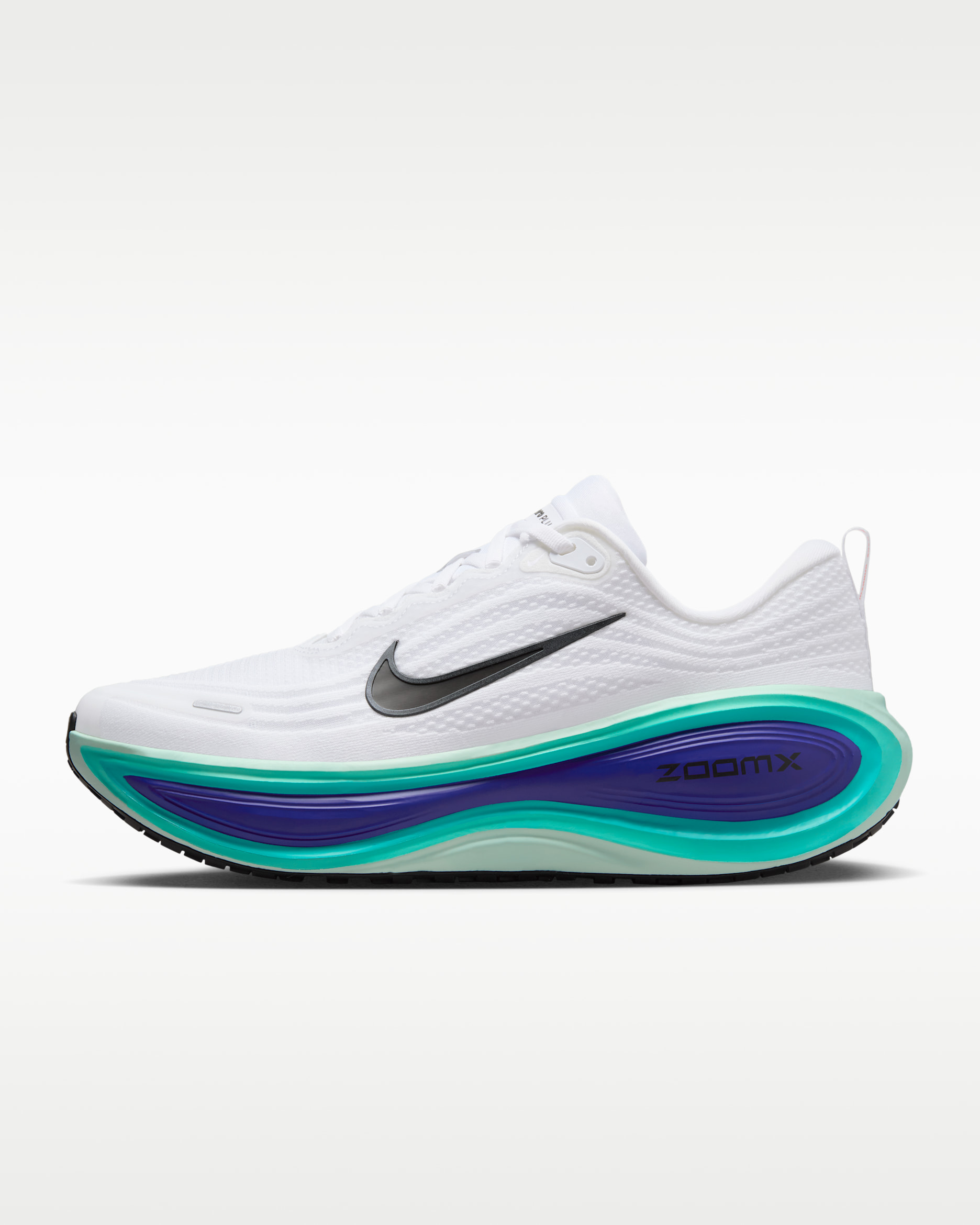 Nike Vomero Plus Men's Road Running Shoes - White/Bright Concord/Hyper Turquoise/Black