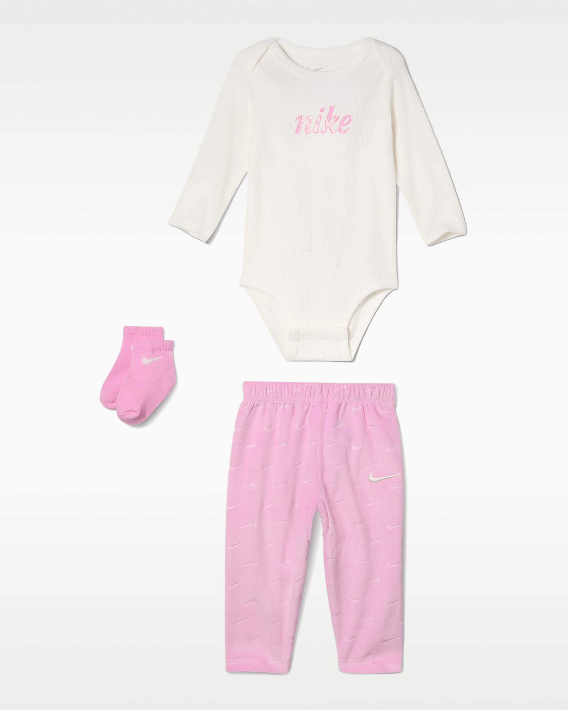 Nike Baby Dream Float 3-Piece Boxed Set - Pink Rise
