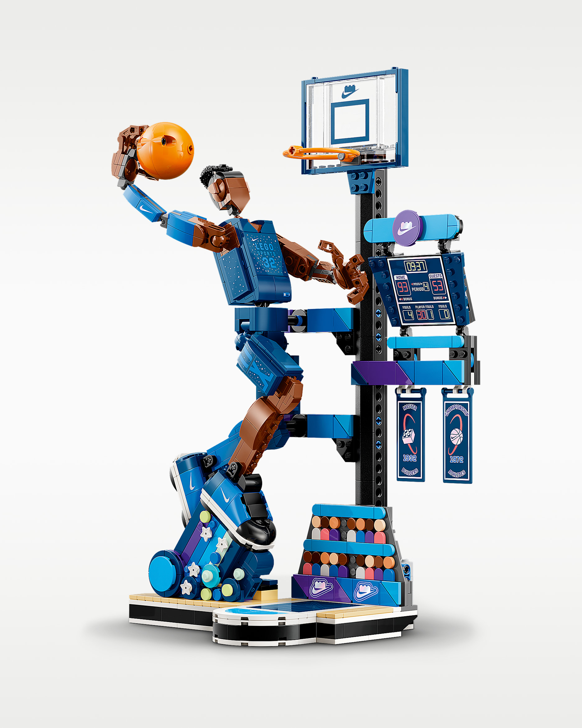 Nike Slam Dunk x LEGO® Set Building Kit - Blue/Black