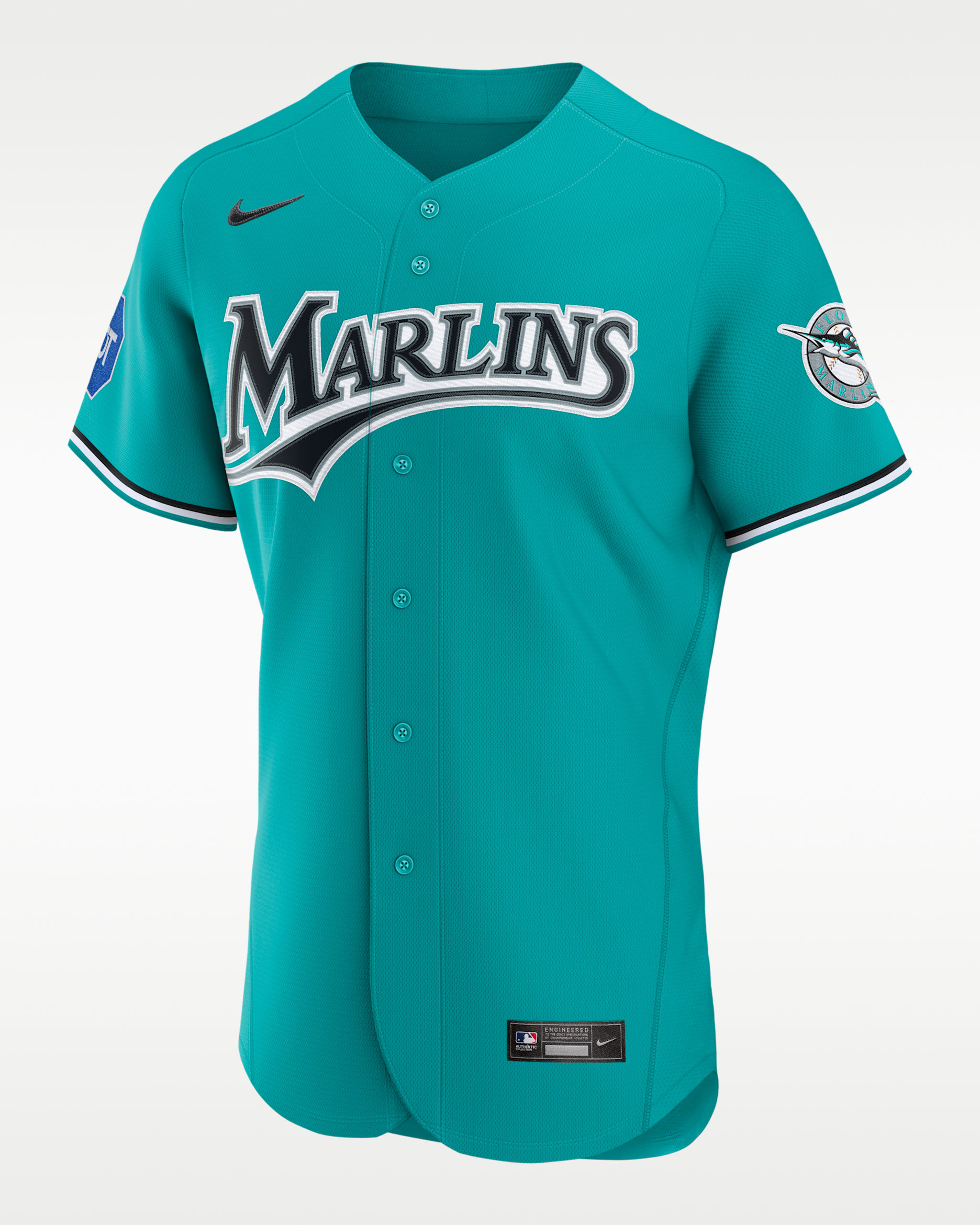 Jersey MLB Authentic Nike para hombre Miami Marlins - Verde