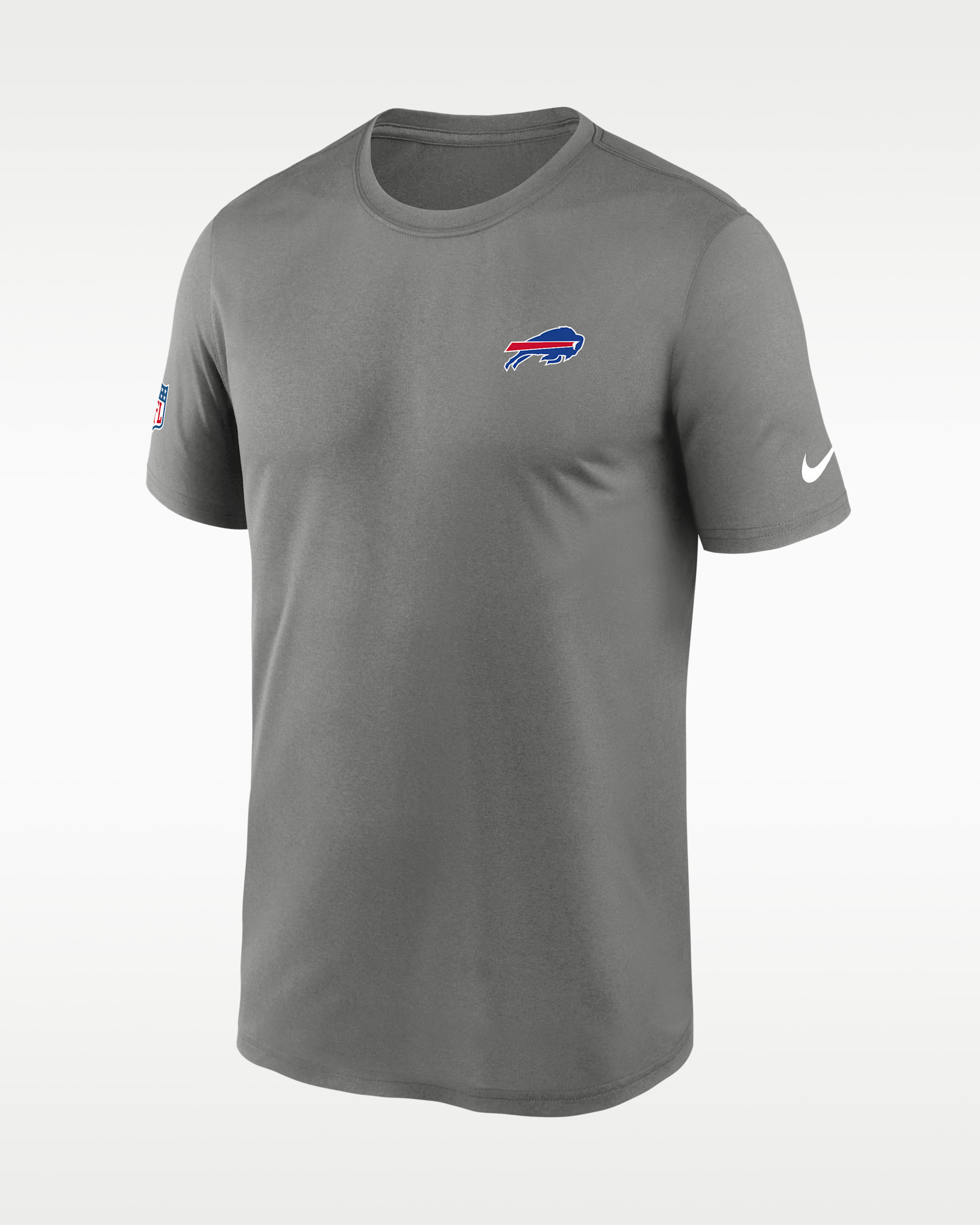 Buffalo Bills Alt Legend Small Logo Men's Nike Dri-FIT NFL T-Shirt - Charcoal