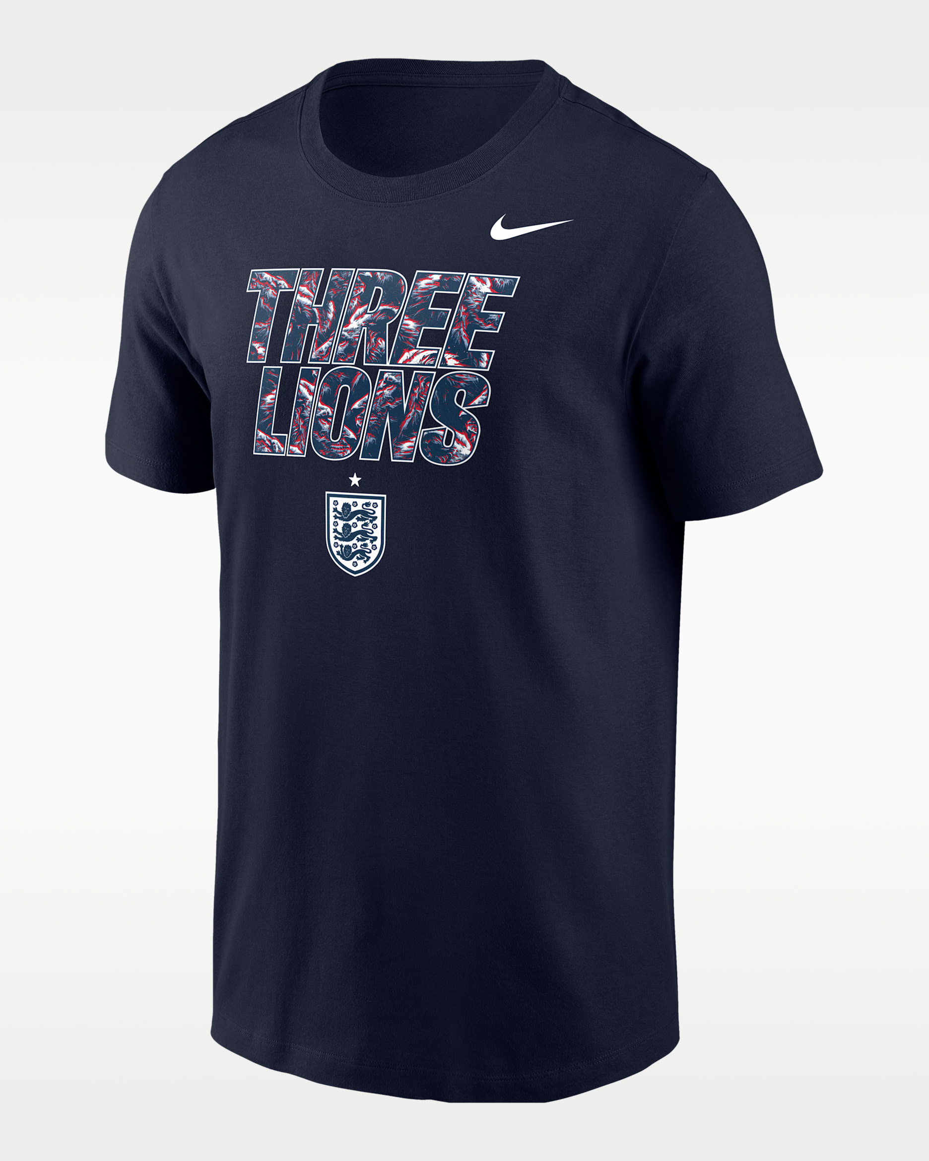 Playera de futbol Nike para hombre Inglaterra - Azul marino universitario