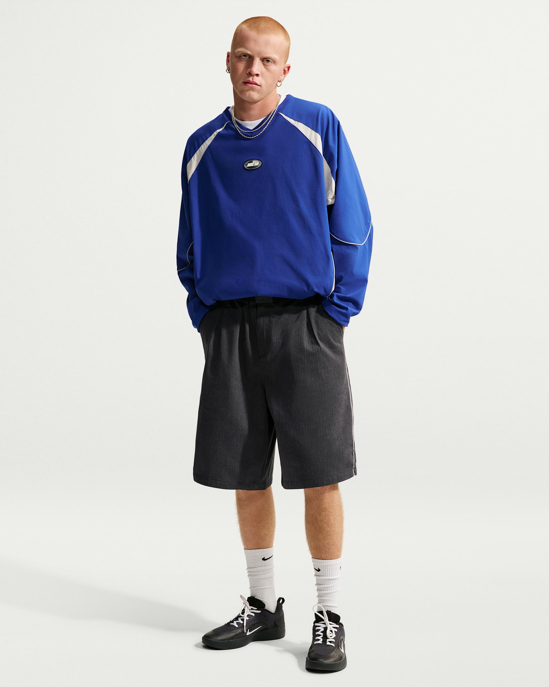 Nike SB Men's Skate Shorts - Black/White