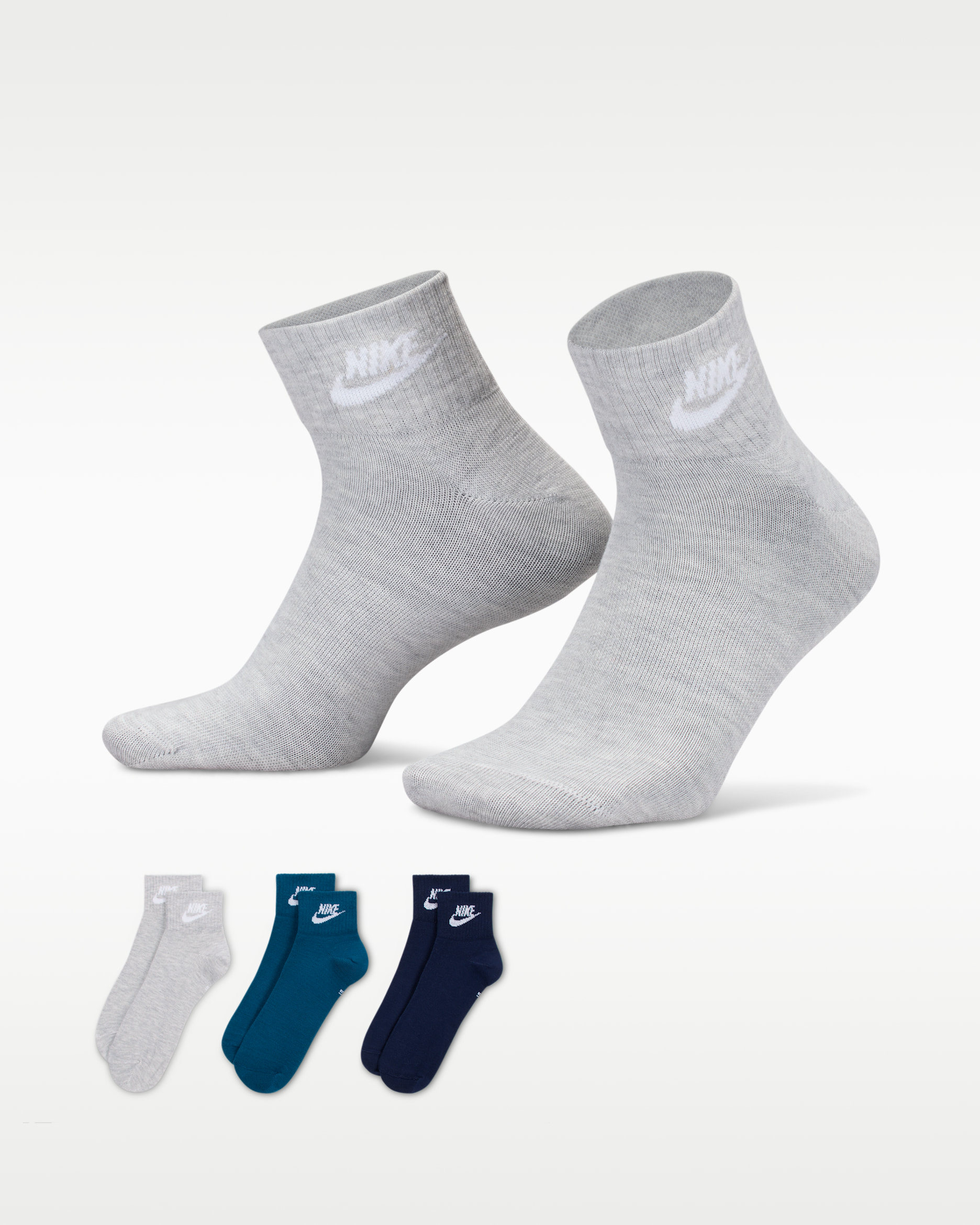 Calze alla caviglia Nike Everyday Essential (3 paia) - Multicolore