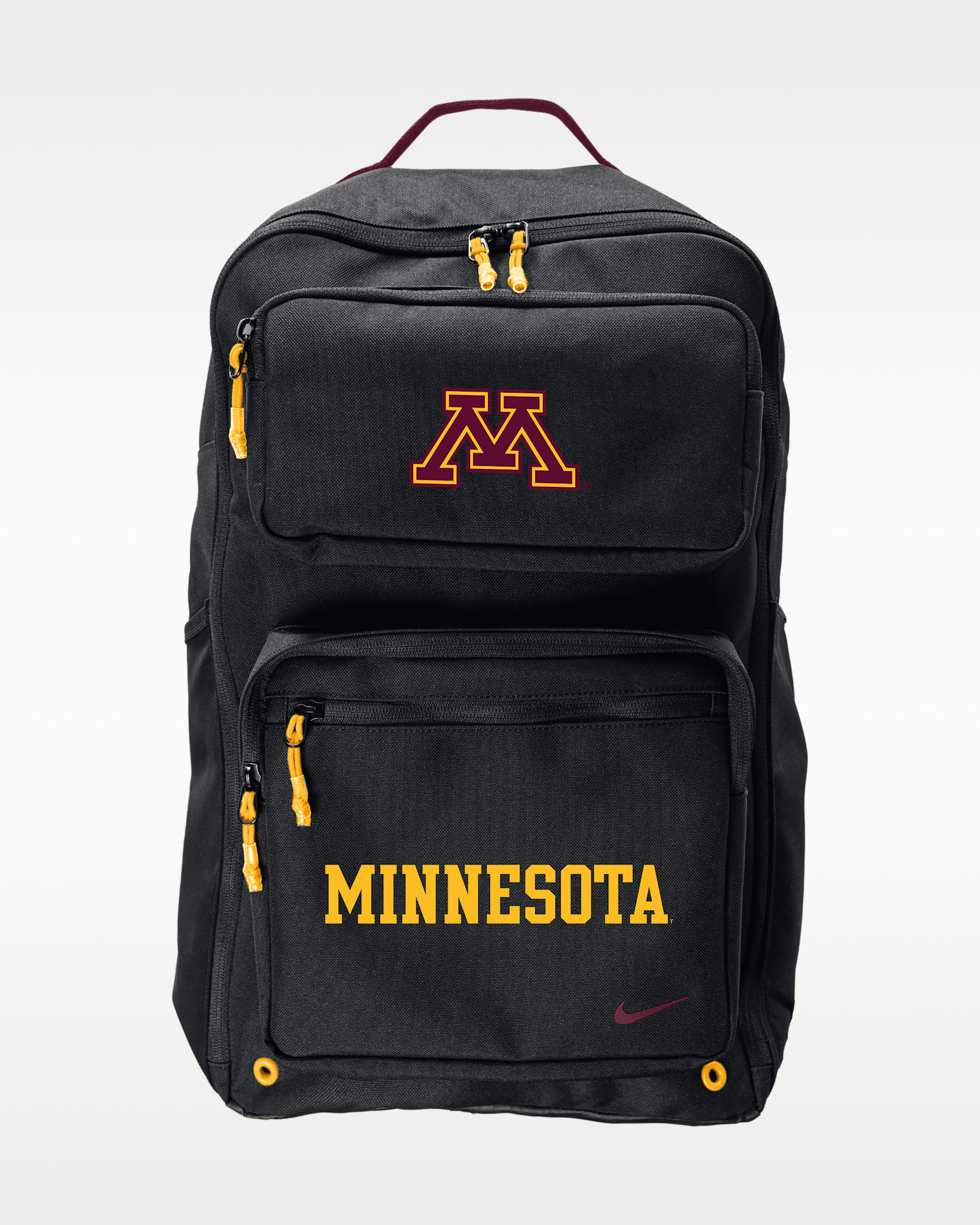 Mochila universitaria Nike Minnesota Golden Gophers Utility Speed 2.0 - Negro
