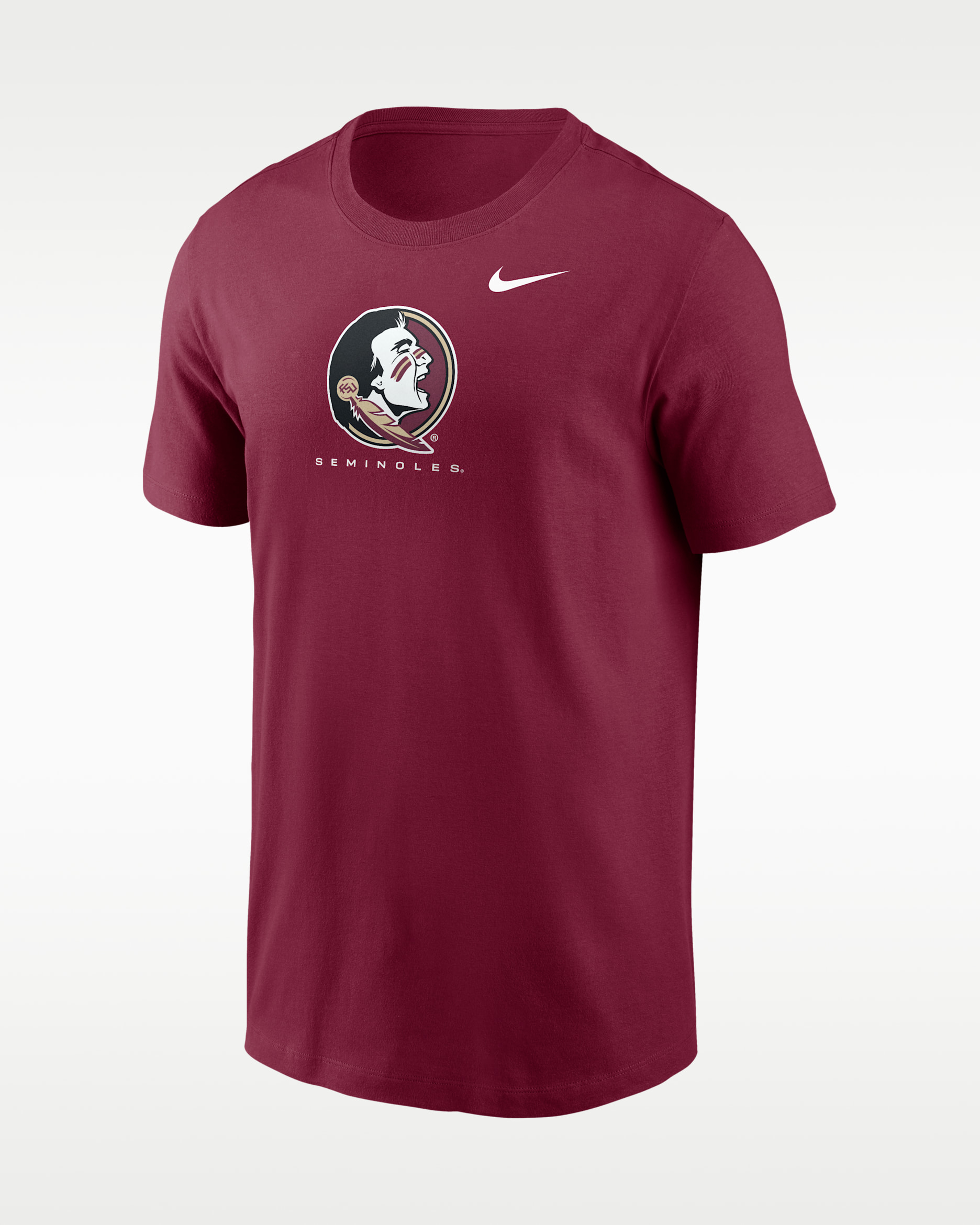 Florida State Courtside Men's Nike Dri-FIT College T-Shirt - Garnet