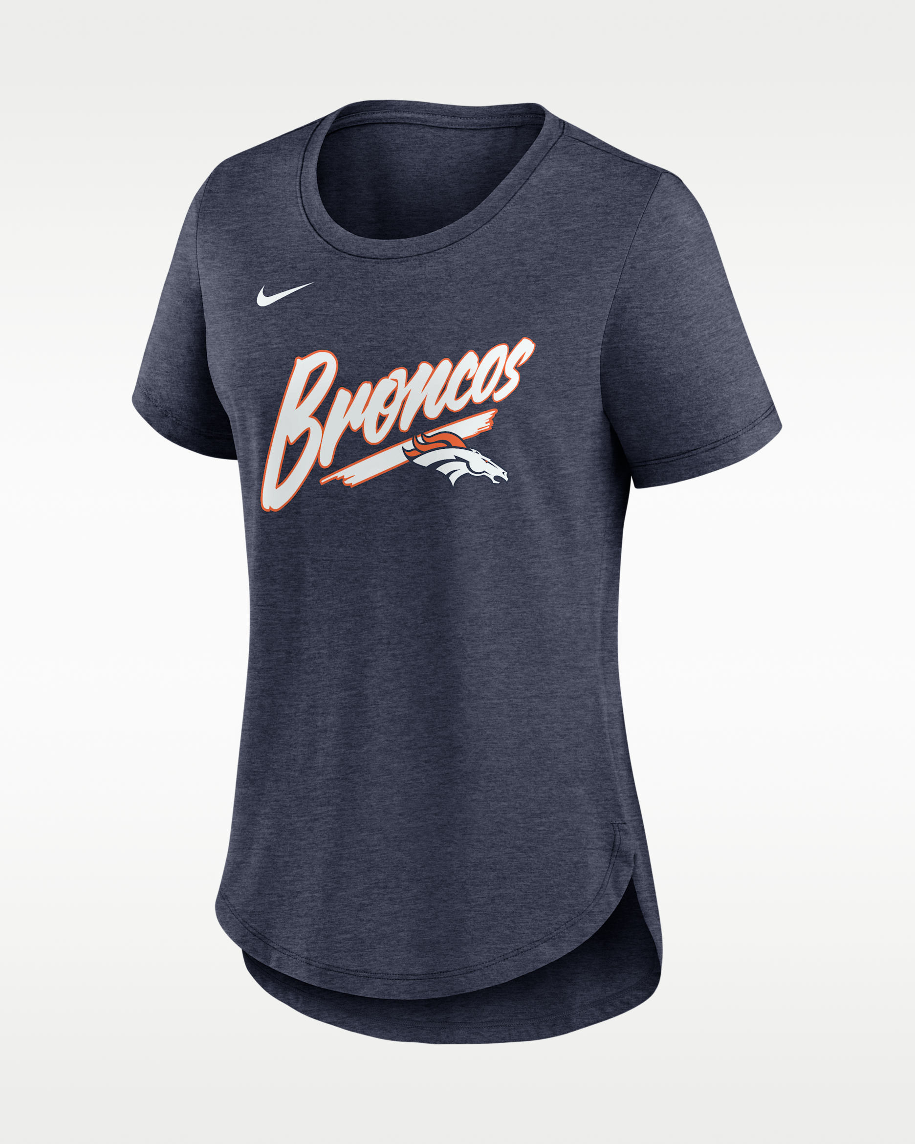 Denver Broncos Primetime Women's Nike NFL T-Shirt - Navy