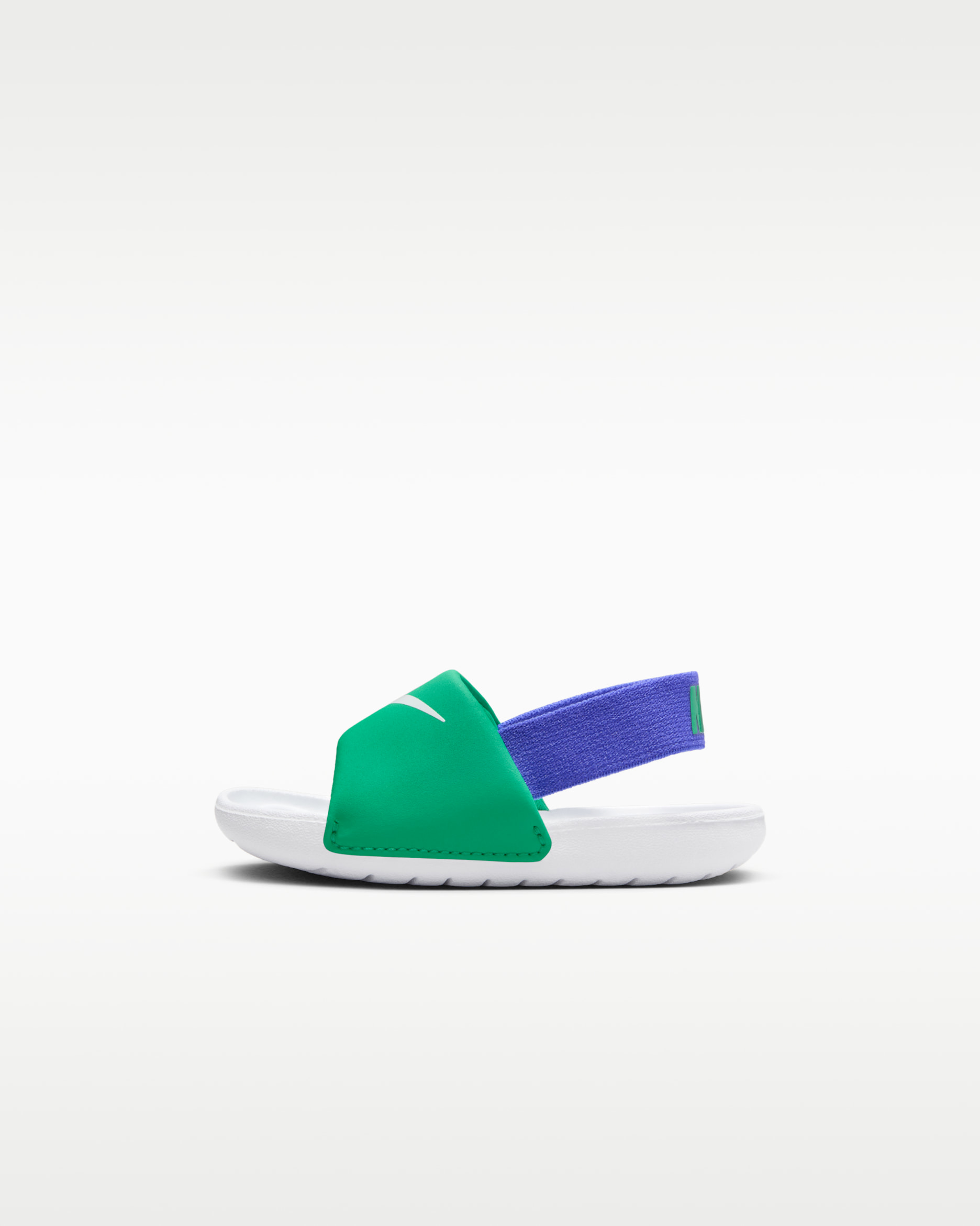 Nike Kawa Baby & Toddler Slides - Stadium Green/Persian Violet/White/Summit White