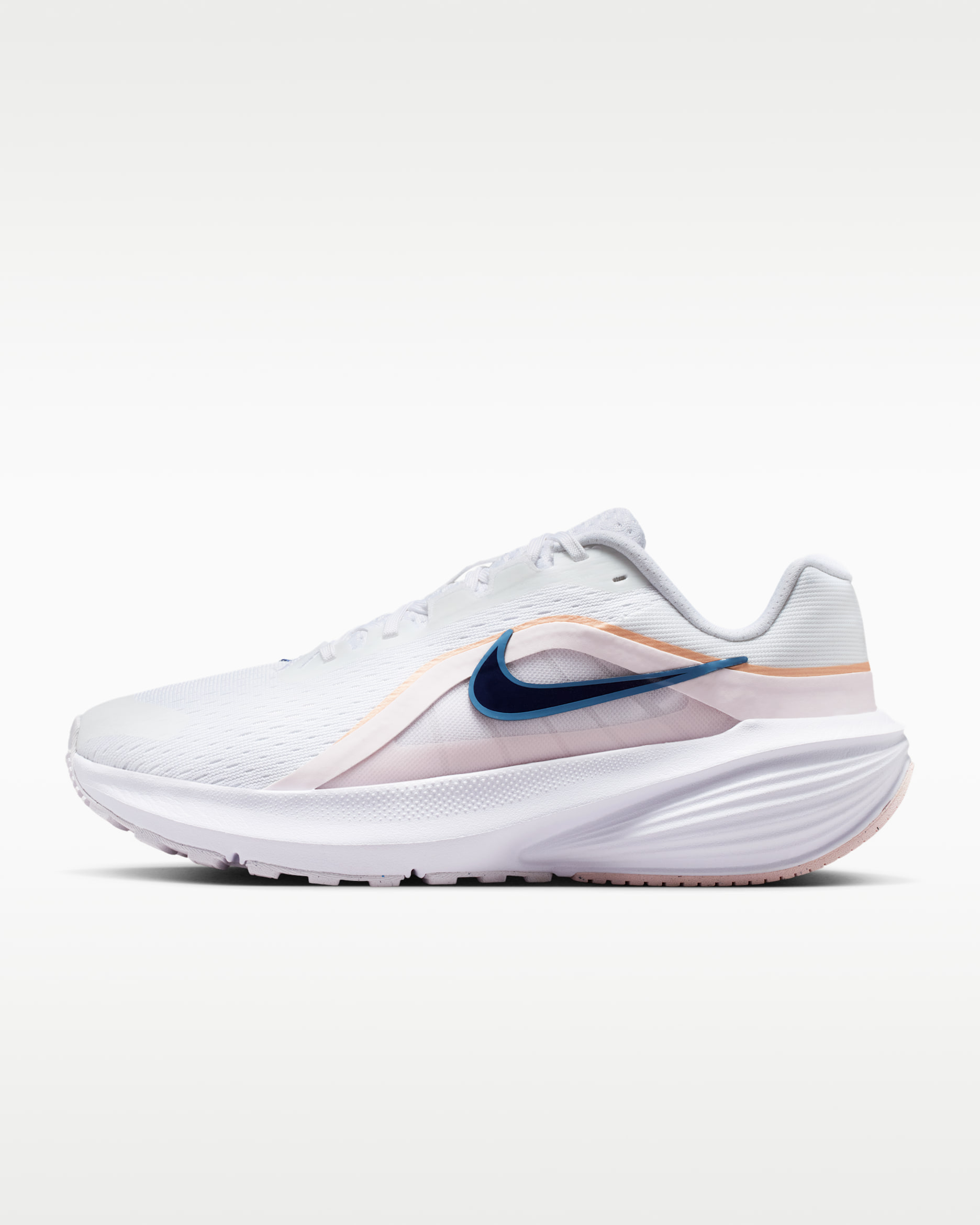 Nike Downshifter 14 Women's Road Running Shoe - White/Pearl Pink/Tangerine Tint/Blue Void