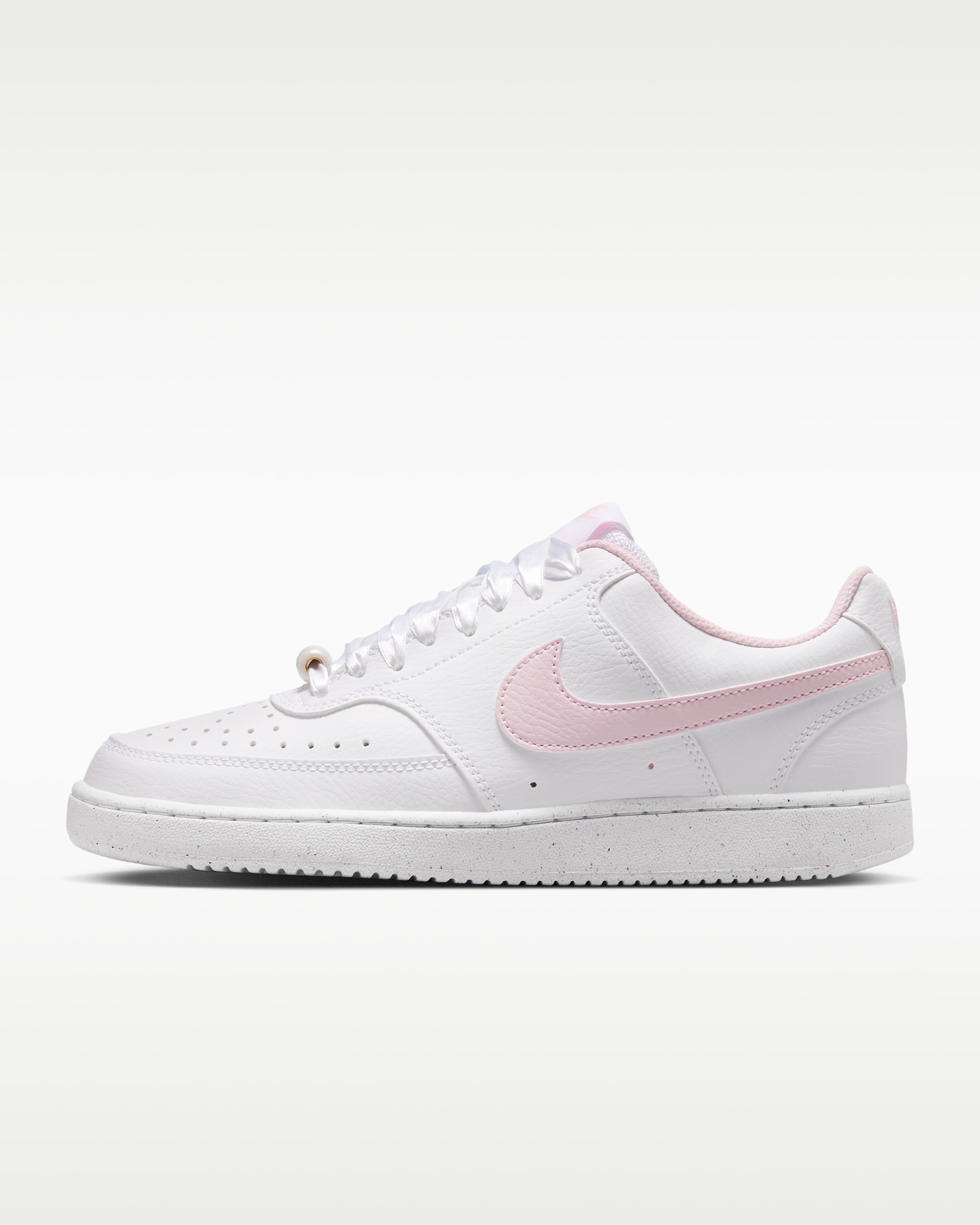 Nike Court Vision Low Schuh (Damen) - Weiß/Pink Foam