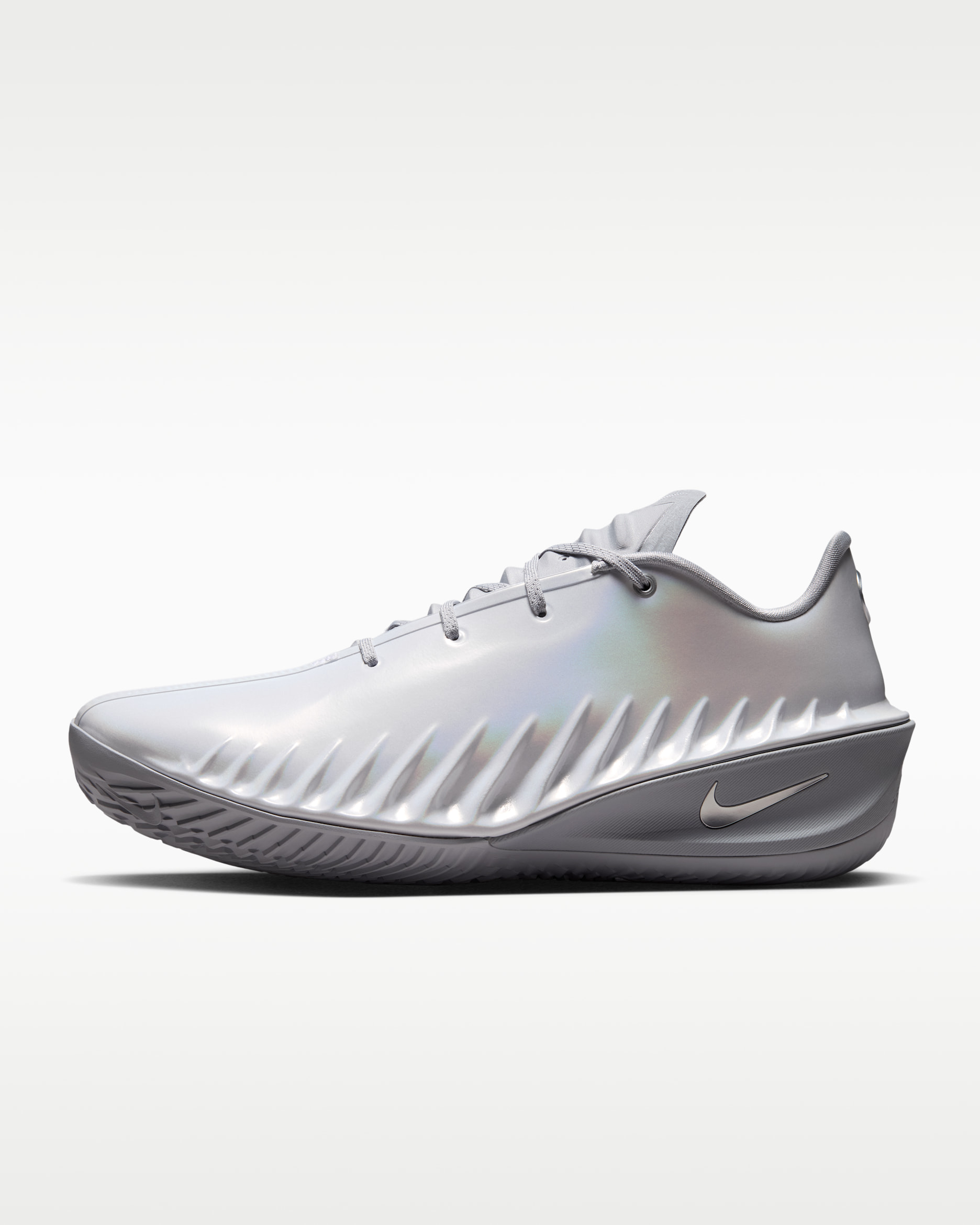 Nike G.T. Cut 4 Basketball Shoes - White/Wolf Grey/Multi-Color/Metallic Silver