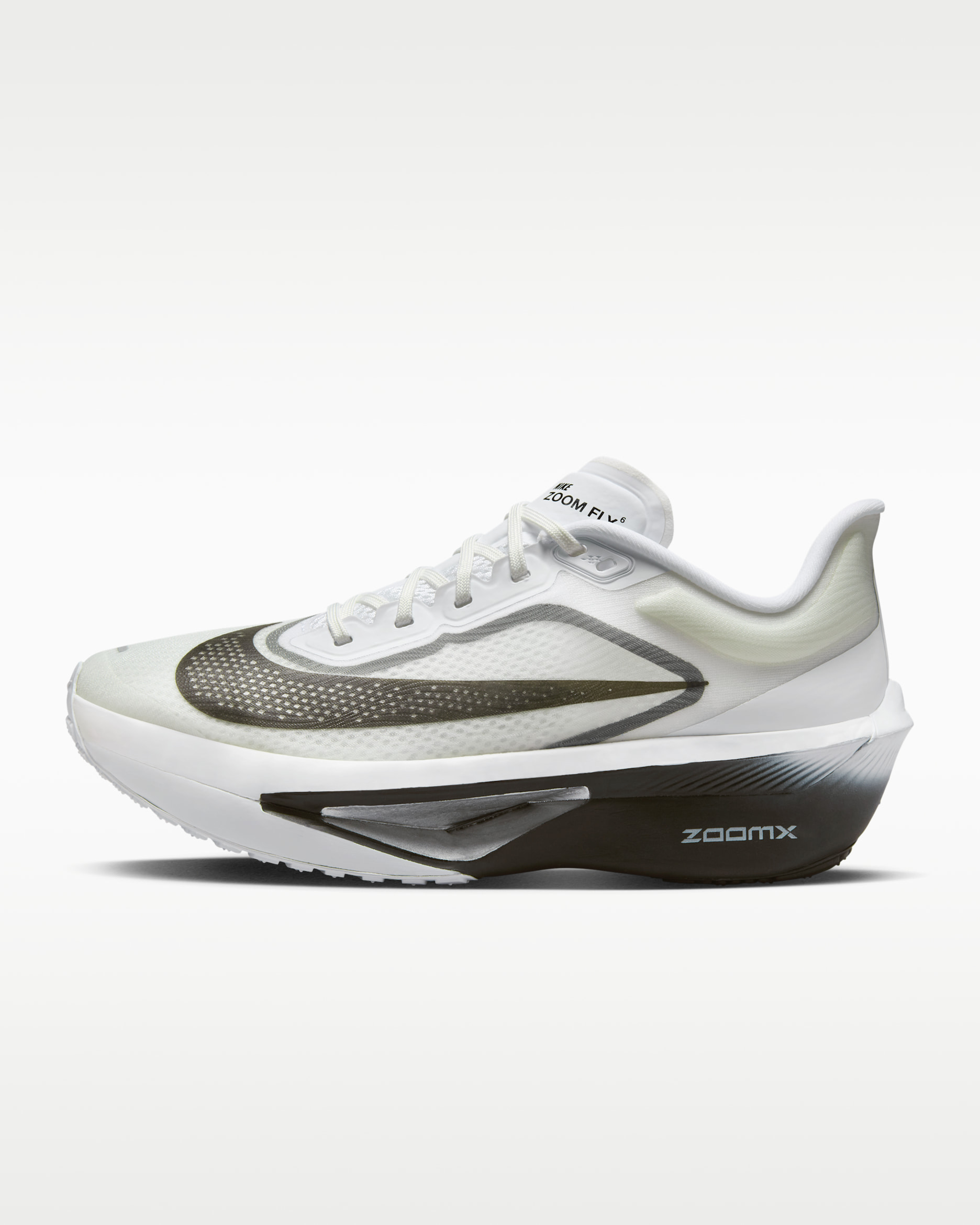 나이키 줌 플라이 6 여성 로드 레이싱화 - 화이트/스모크 그레이/메탈릭 실버/블랙