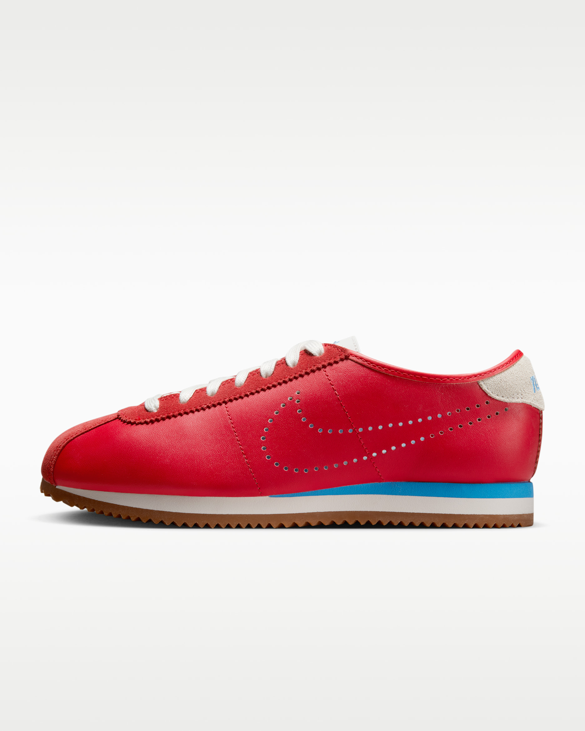 Nike Cortez Leather Women's Shoes - University Red/Summit White/Gum Medium Brown/University Blue
